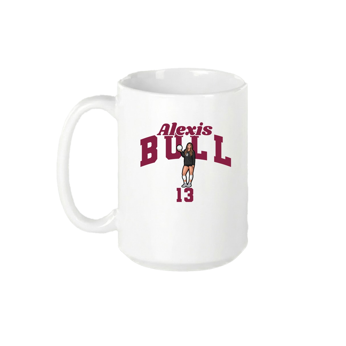 15oz Coffee Mug — Signature Arch in White