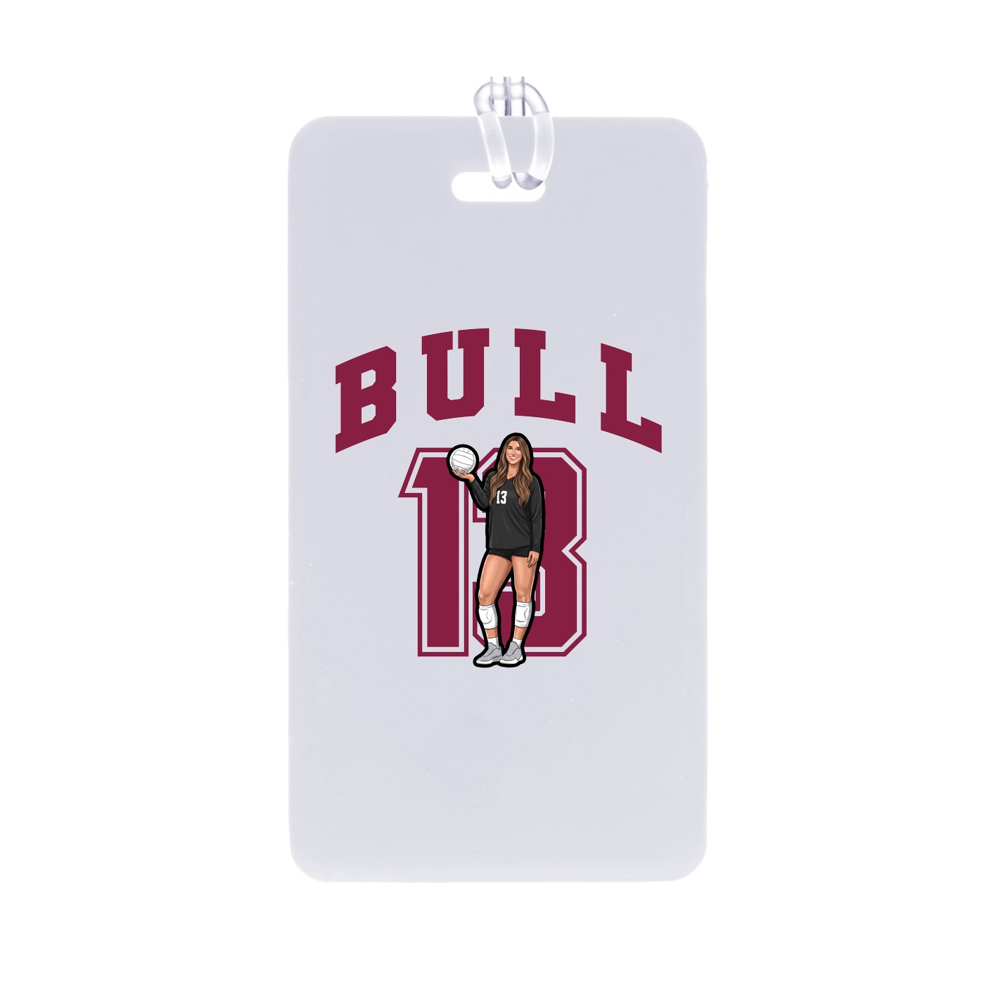 Bag Tag — Number in Classic