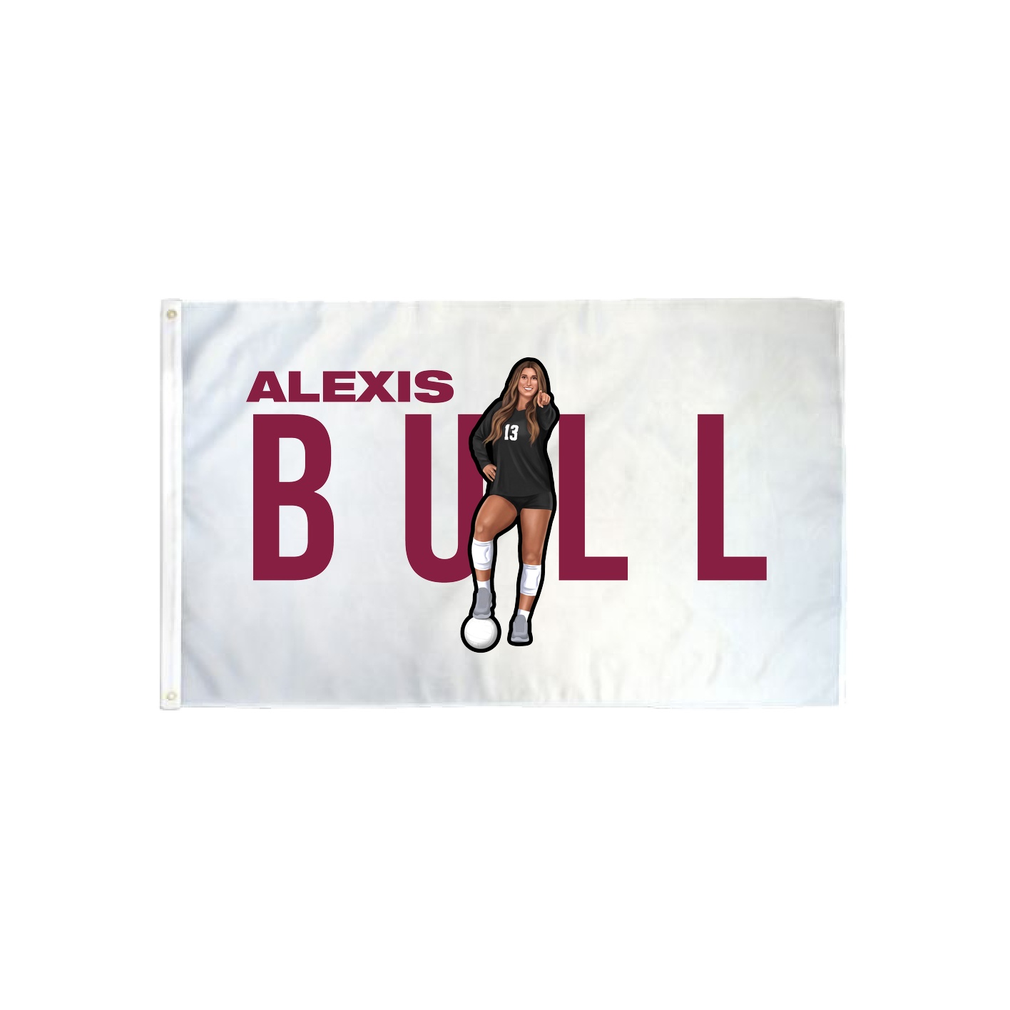 3x5 Flag — Player Name in Classic