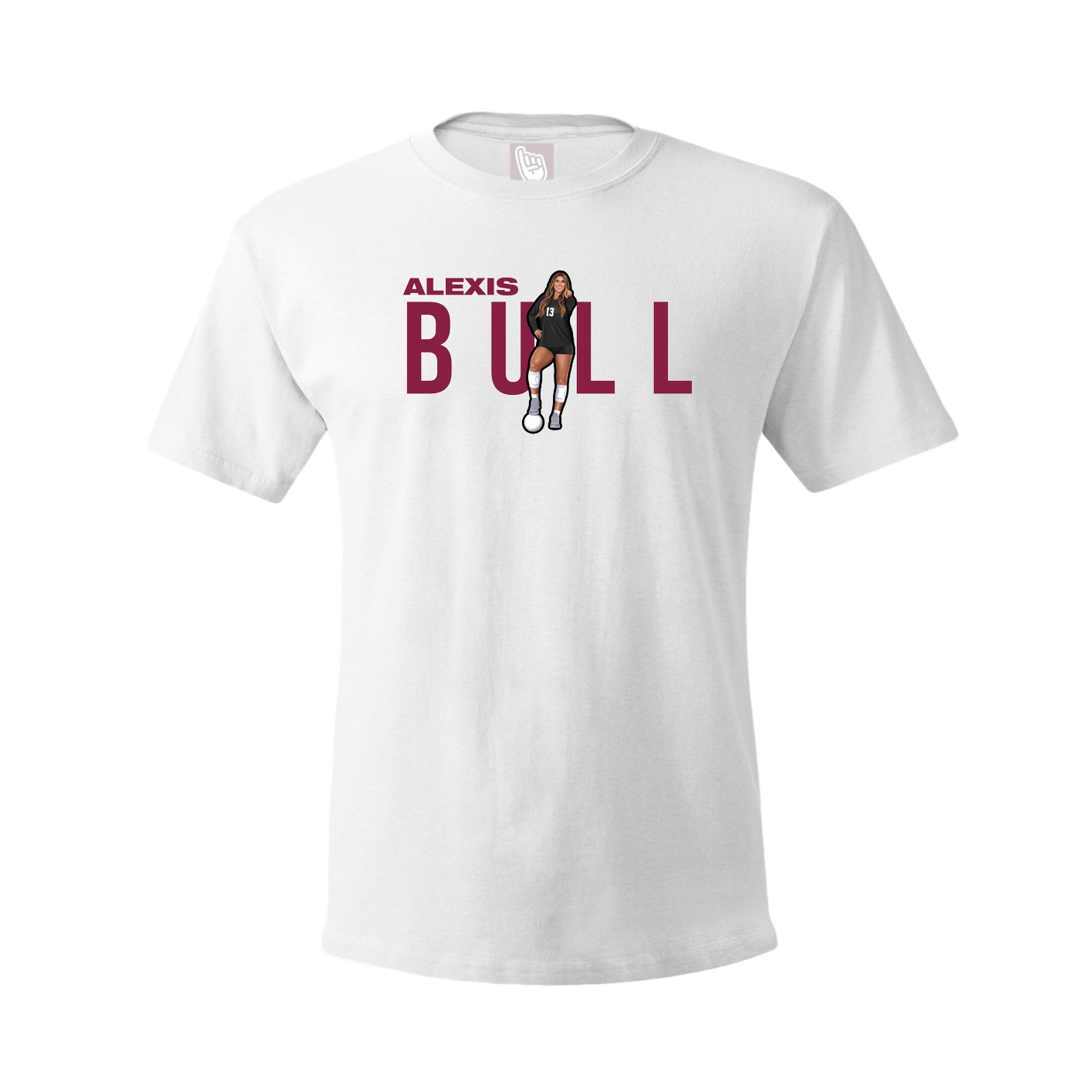 Youth Tee — Player Name in White