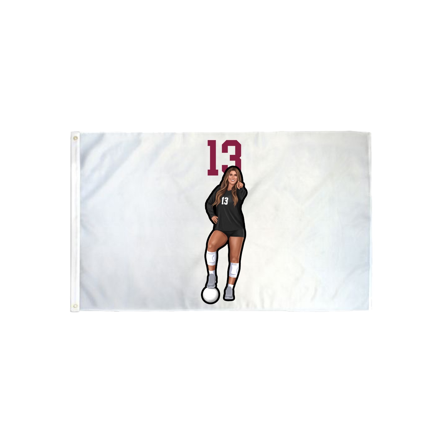 3x5 Flag — Number Top in Classic