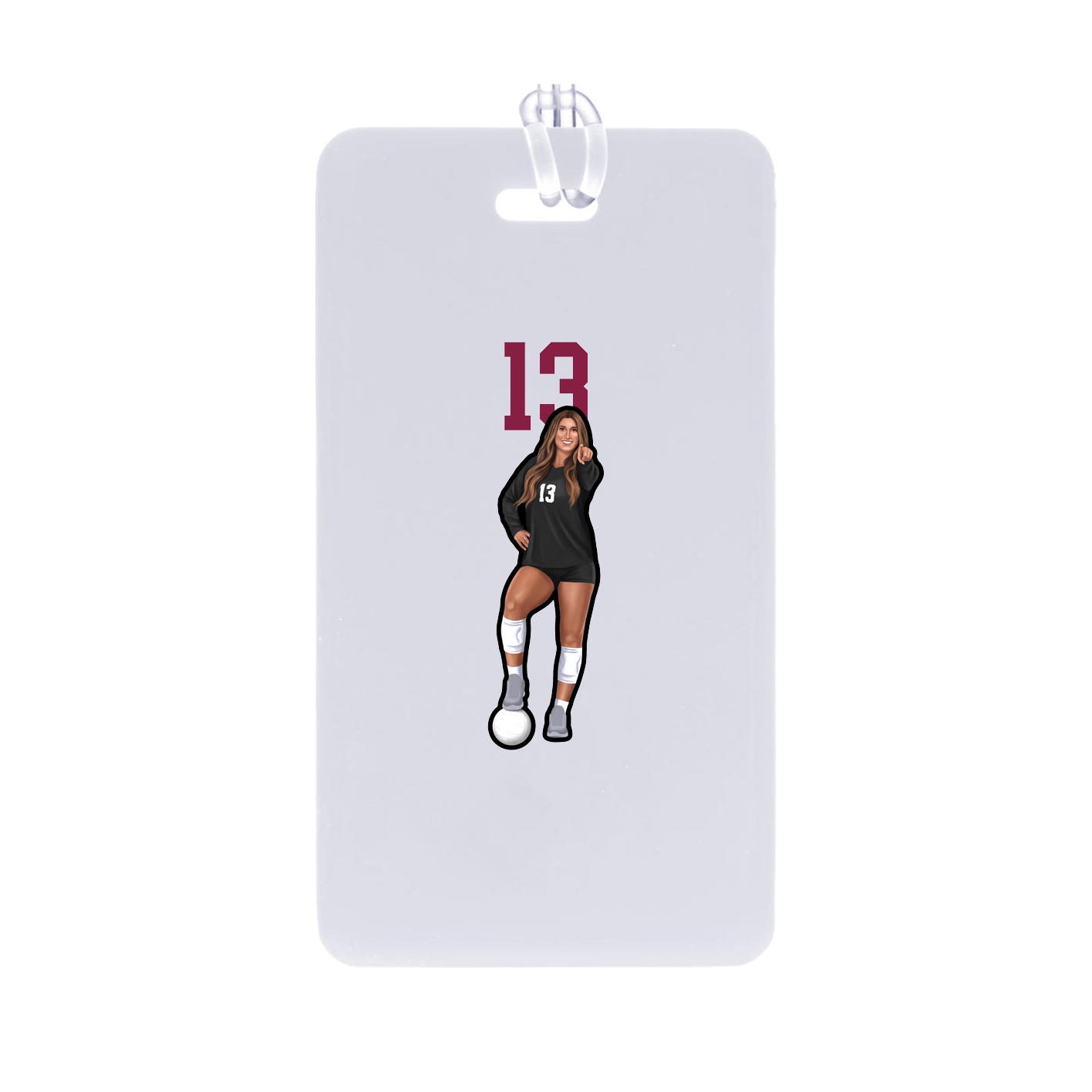 Bag Tag — Number Top in Classic