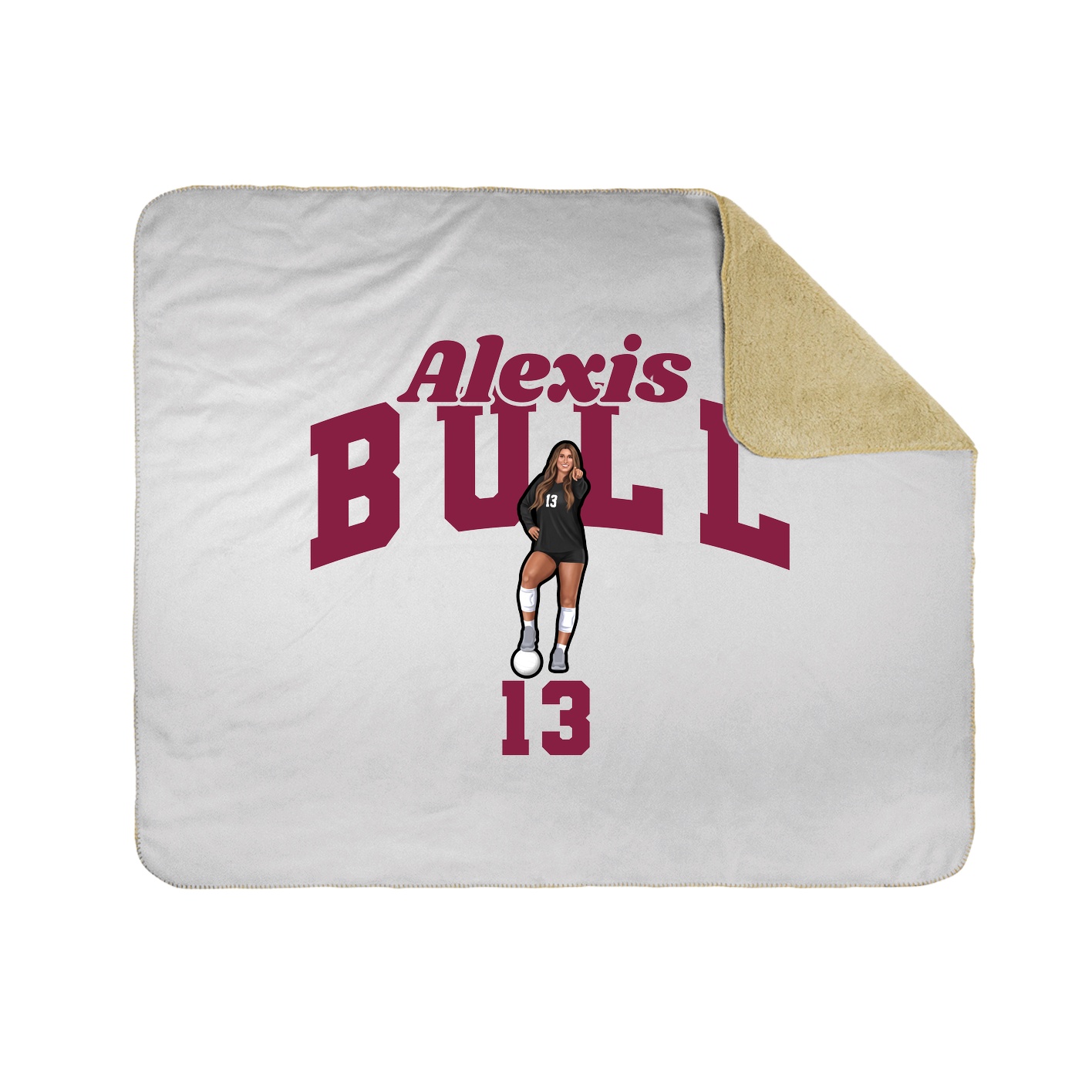 Throw Blanket — Signature Arch in White
