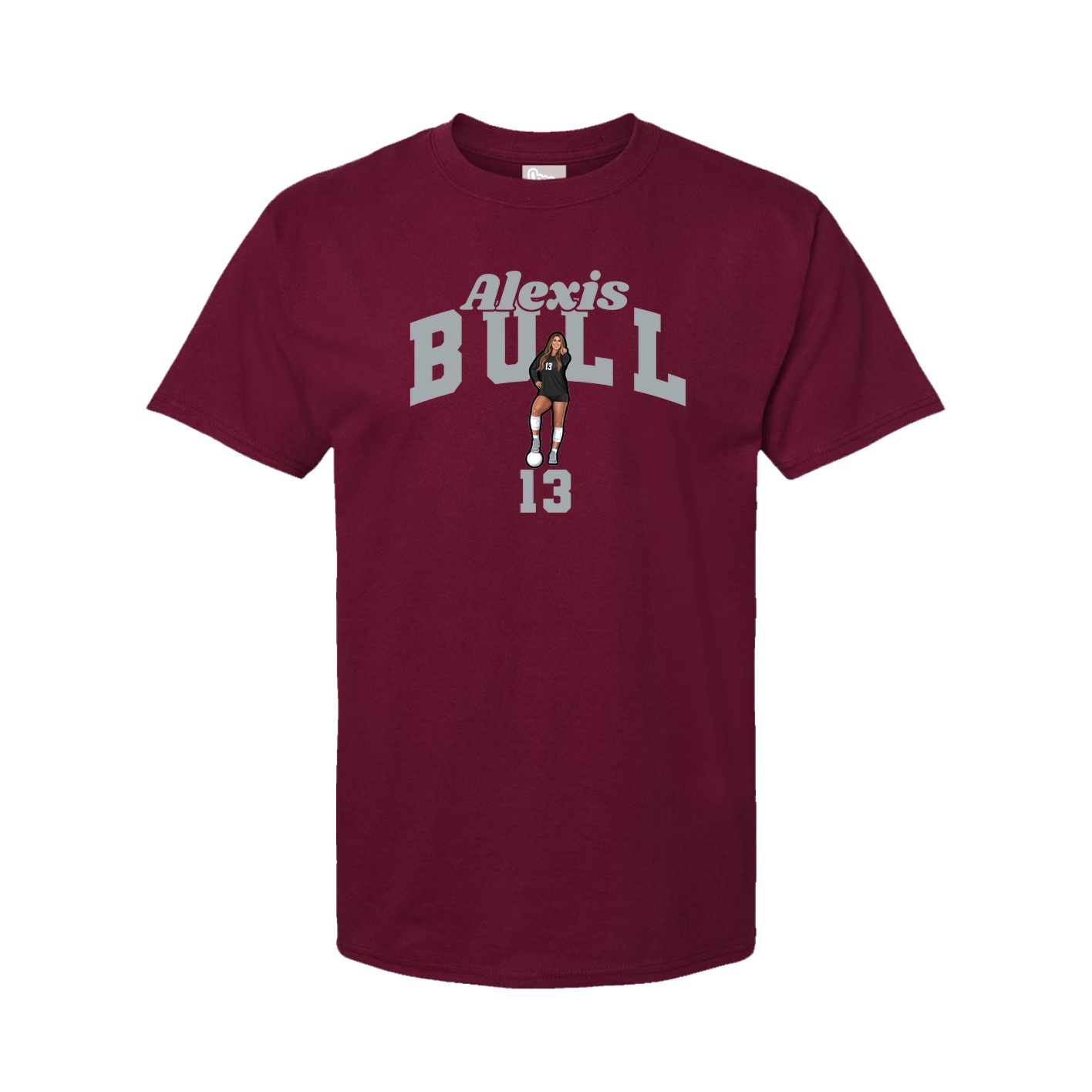 Tee — Signature Arch in Cardinal