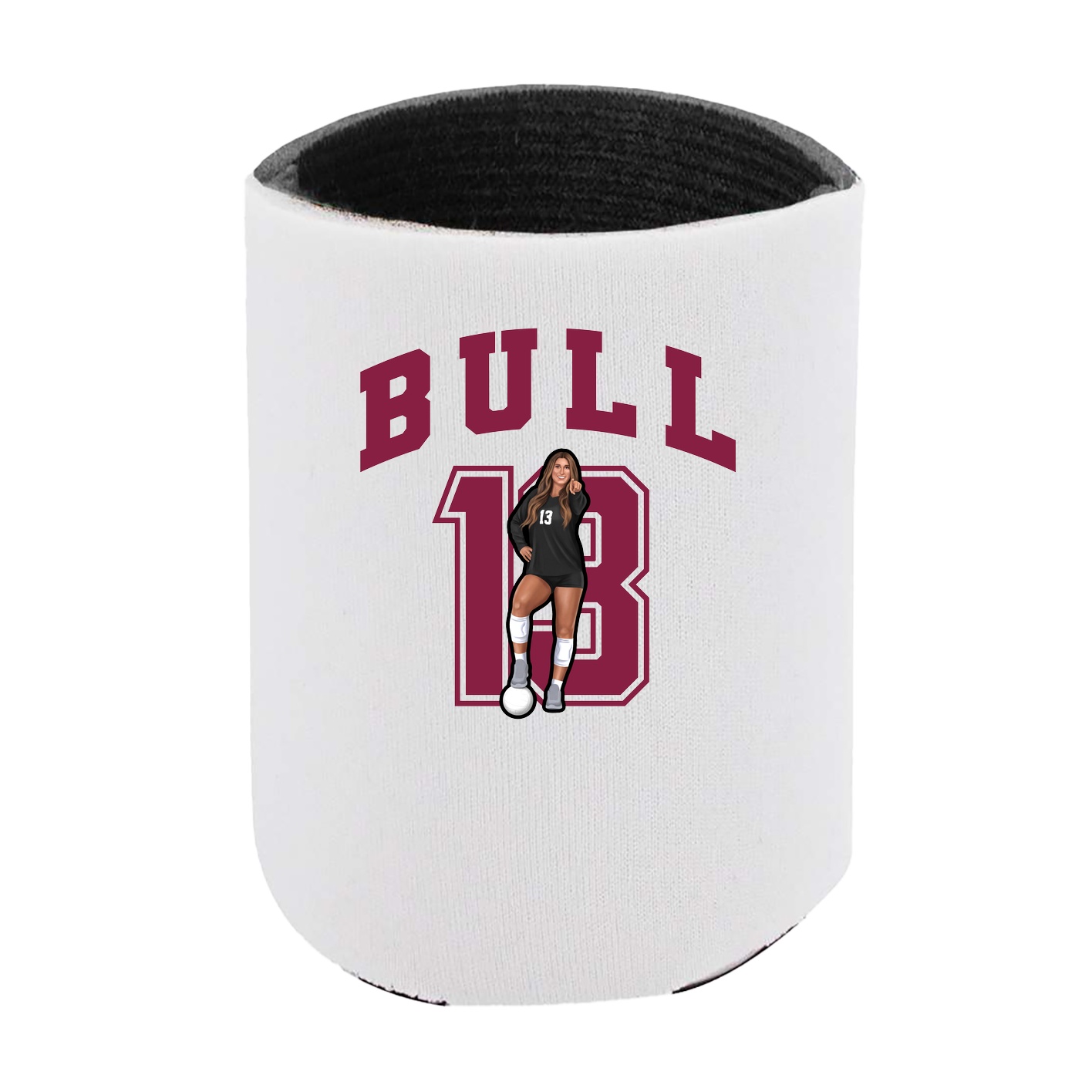 Can Holder — Number in White