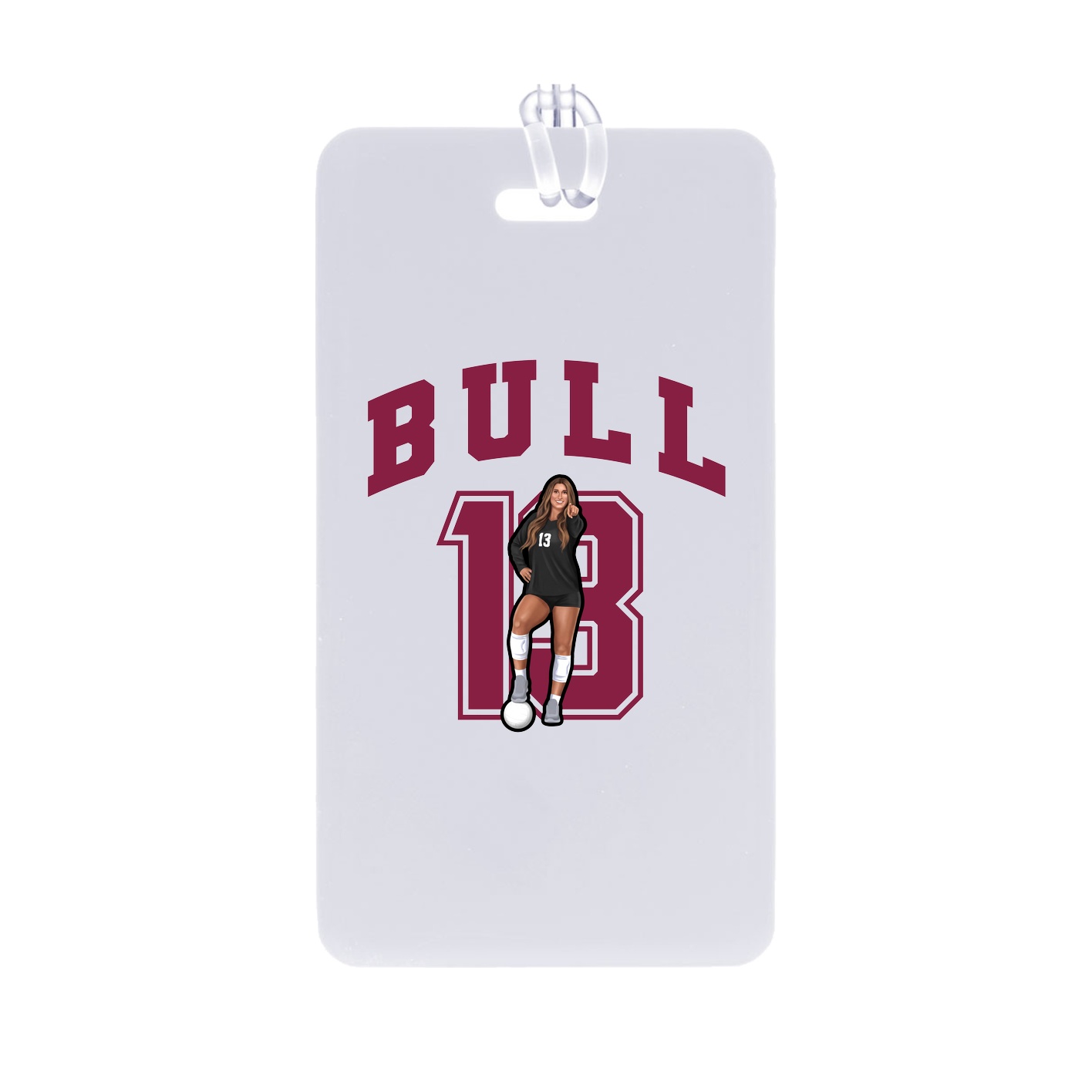 Bag Tag — Number in Classic