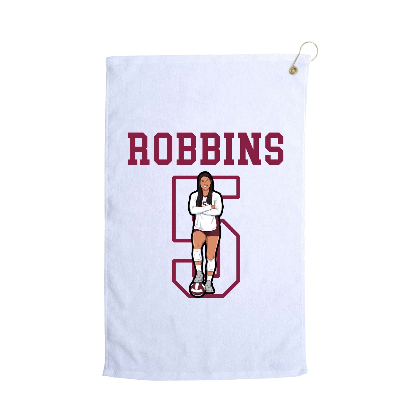 Golf Towel — Shirsey in White