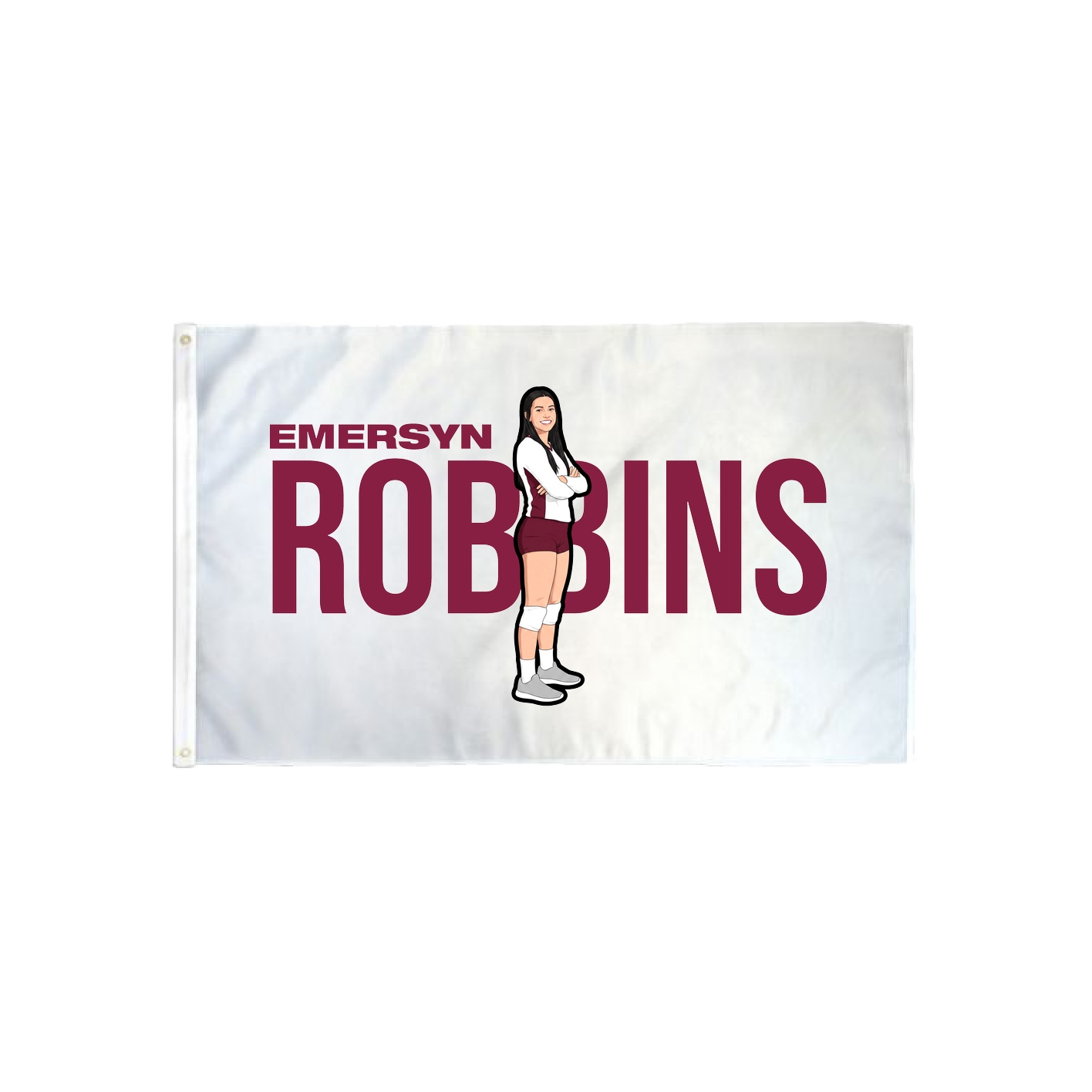 3x5 Flag — Player Name in Classic
