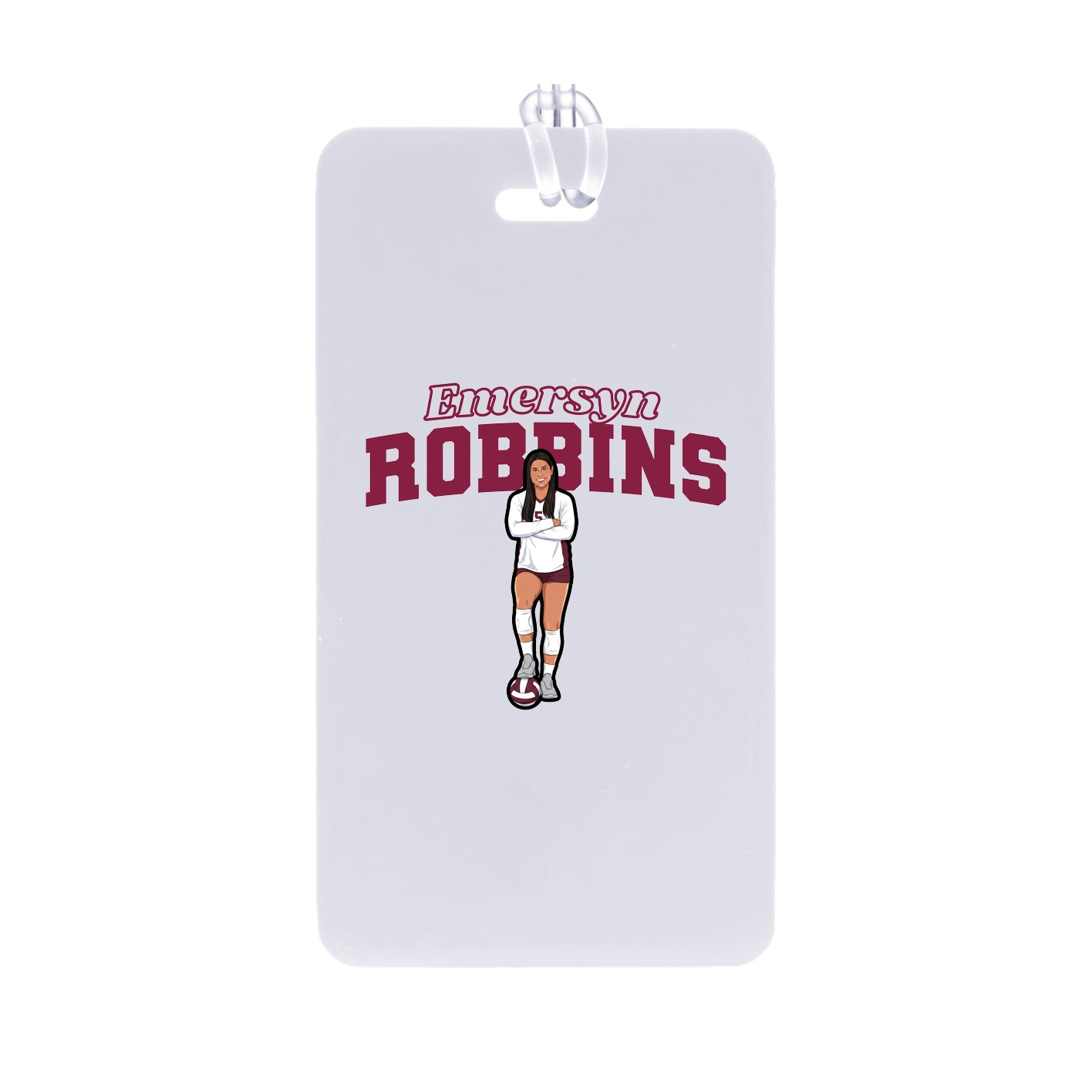 Bag Tag — Name Arch in Classic