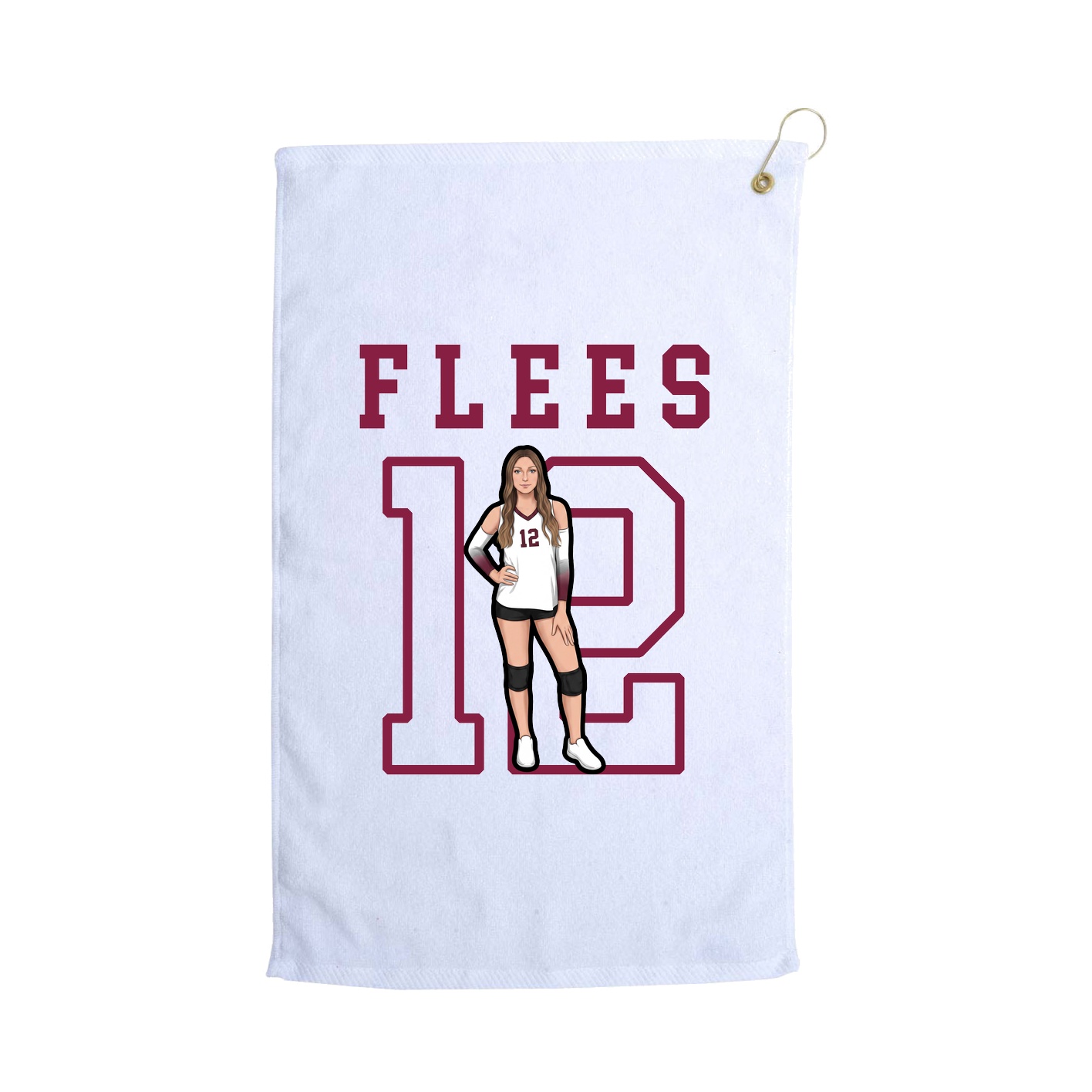 Golf Towel — Shirsey in White