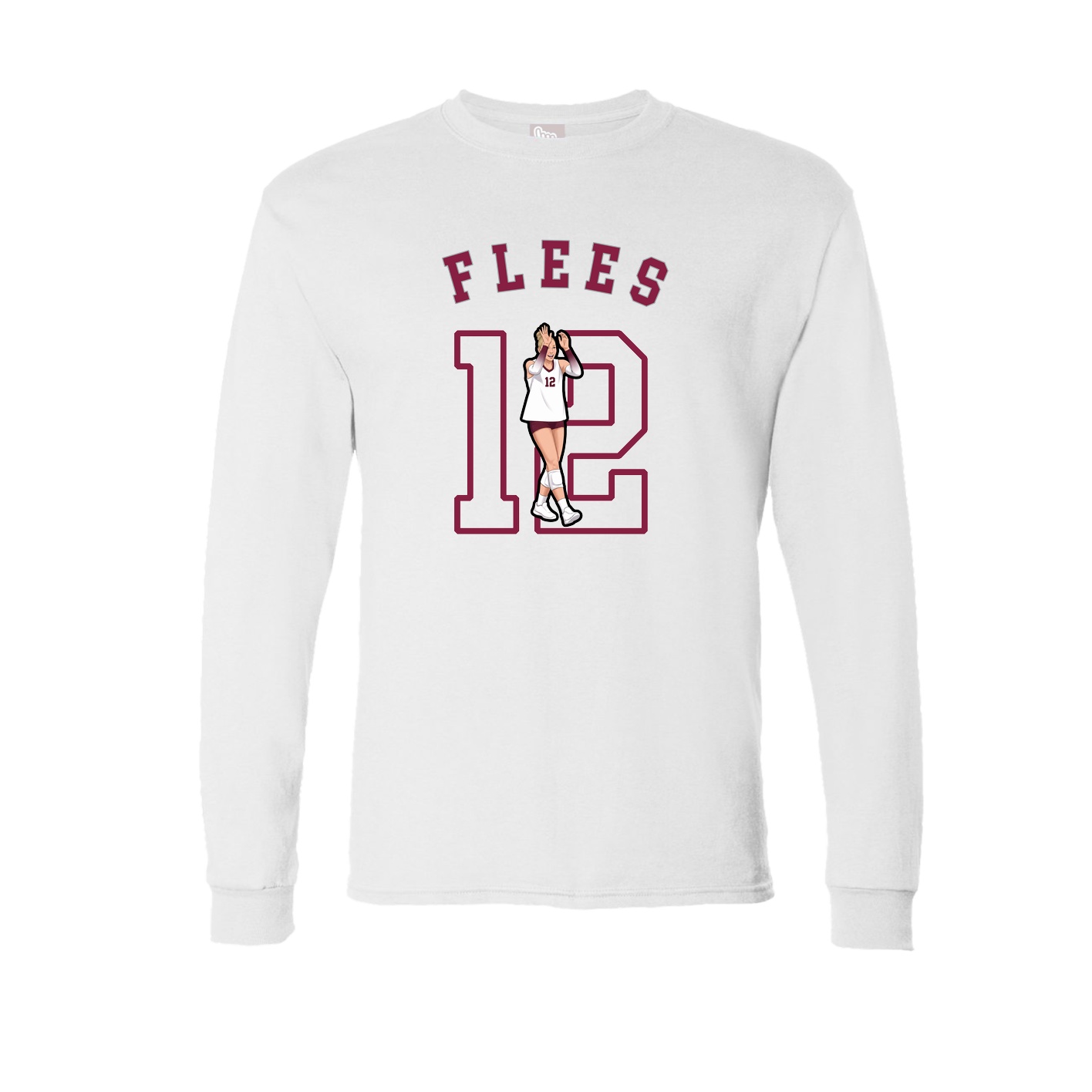 Long Sleeve Tee — Shirsey Arch in White