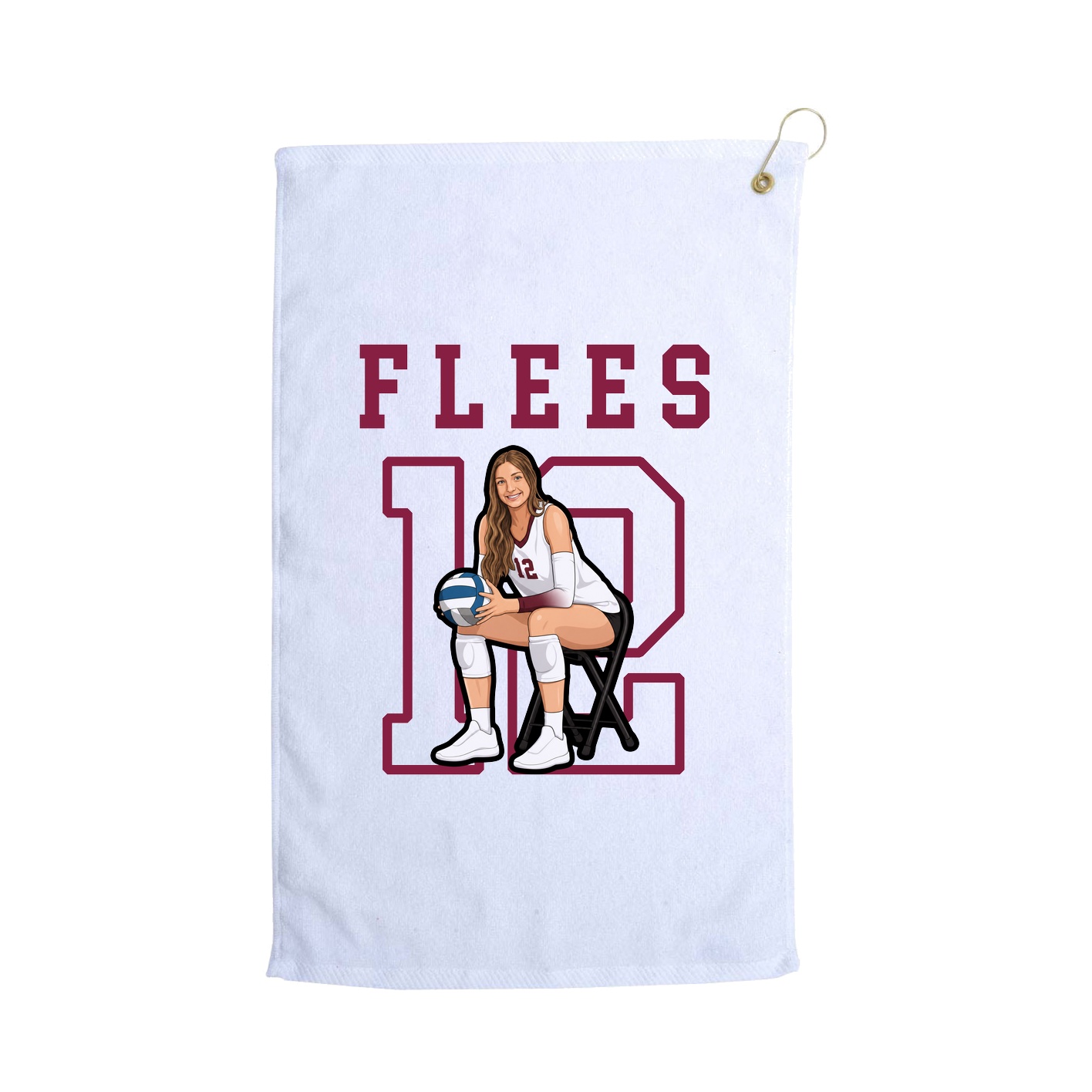 Golf Towel — Shirsey in White