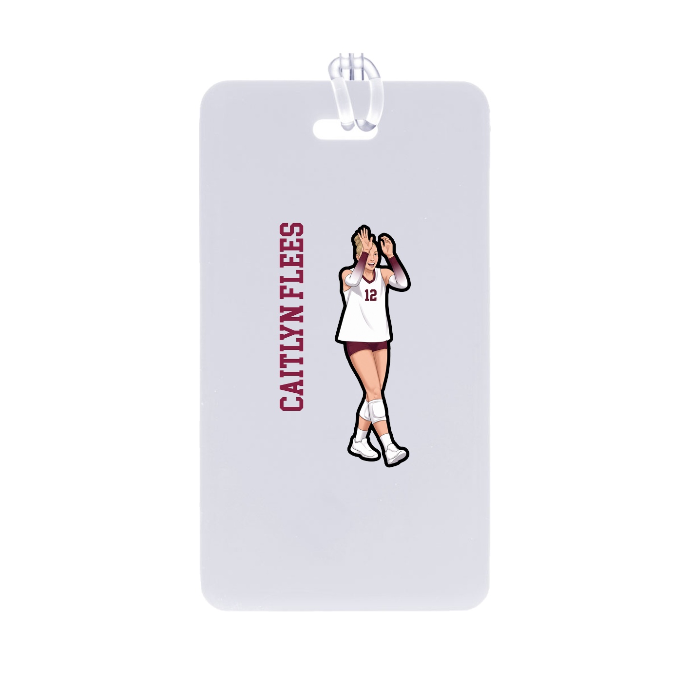 Bag Tag — Name Vertical in Classic