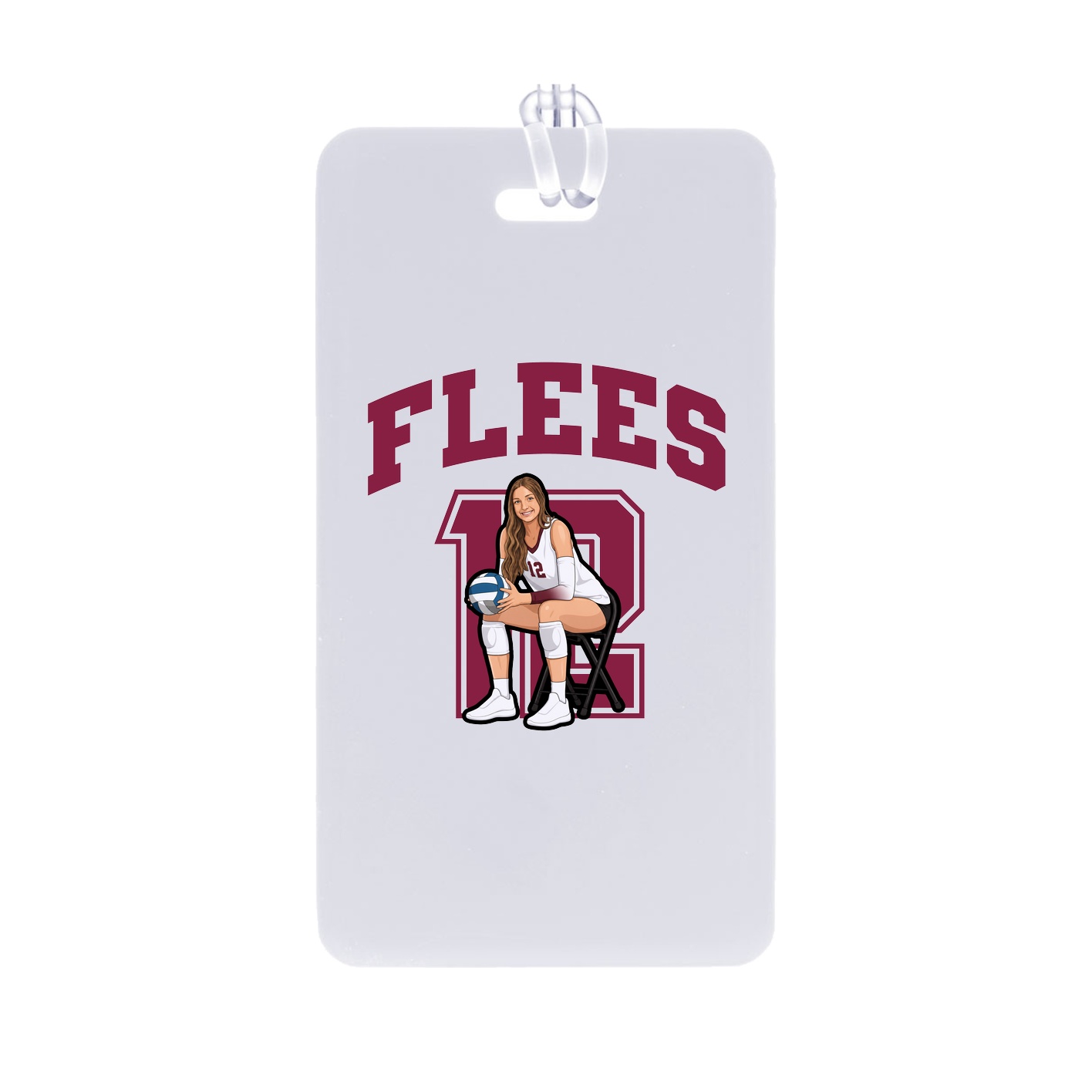 Bag Tag — Number in Classic