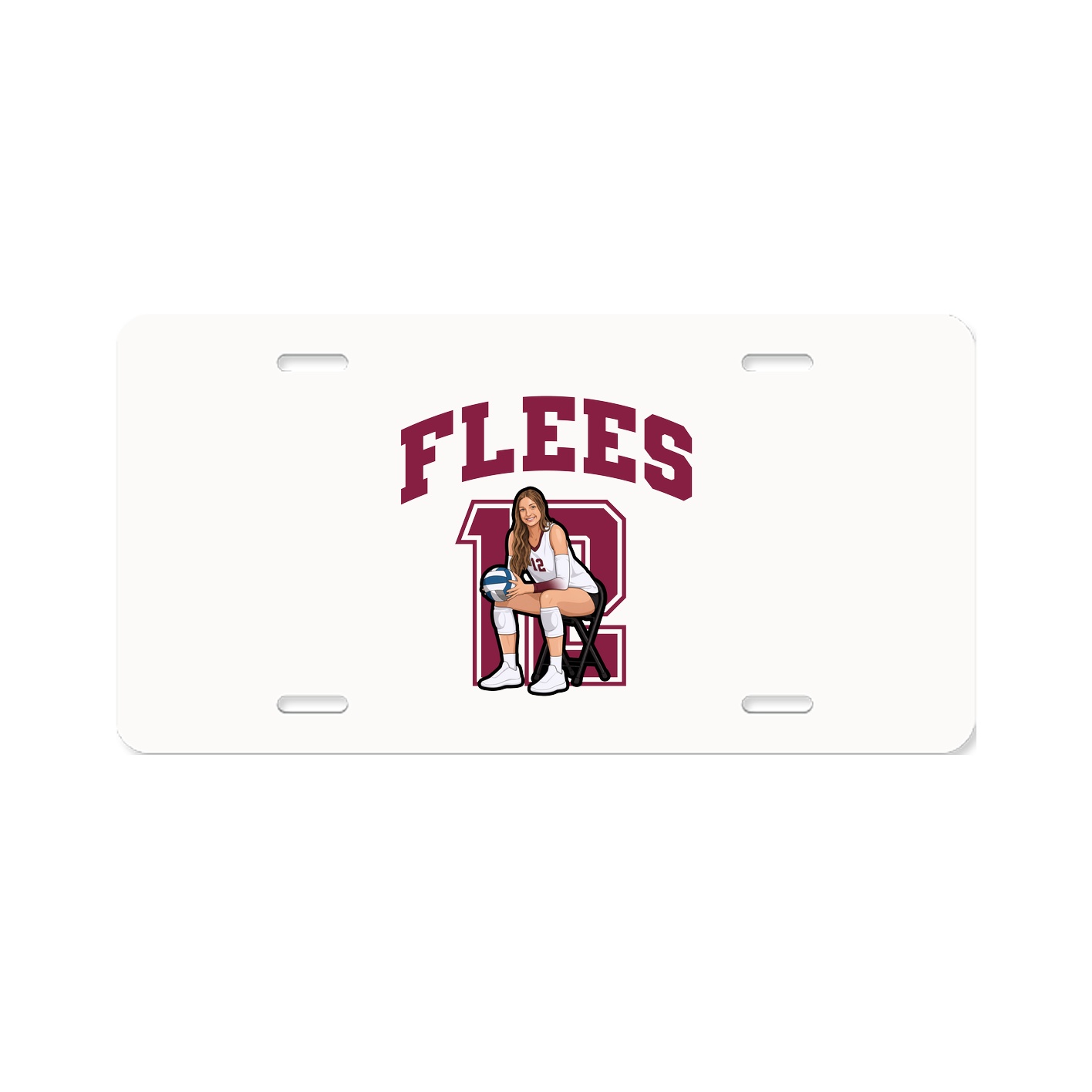 License Plate — Number in Classic