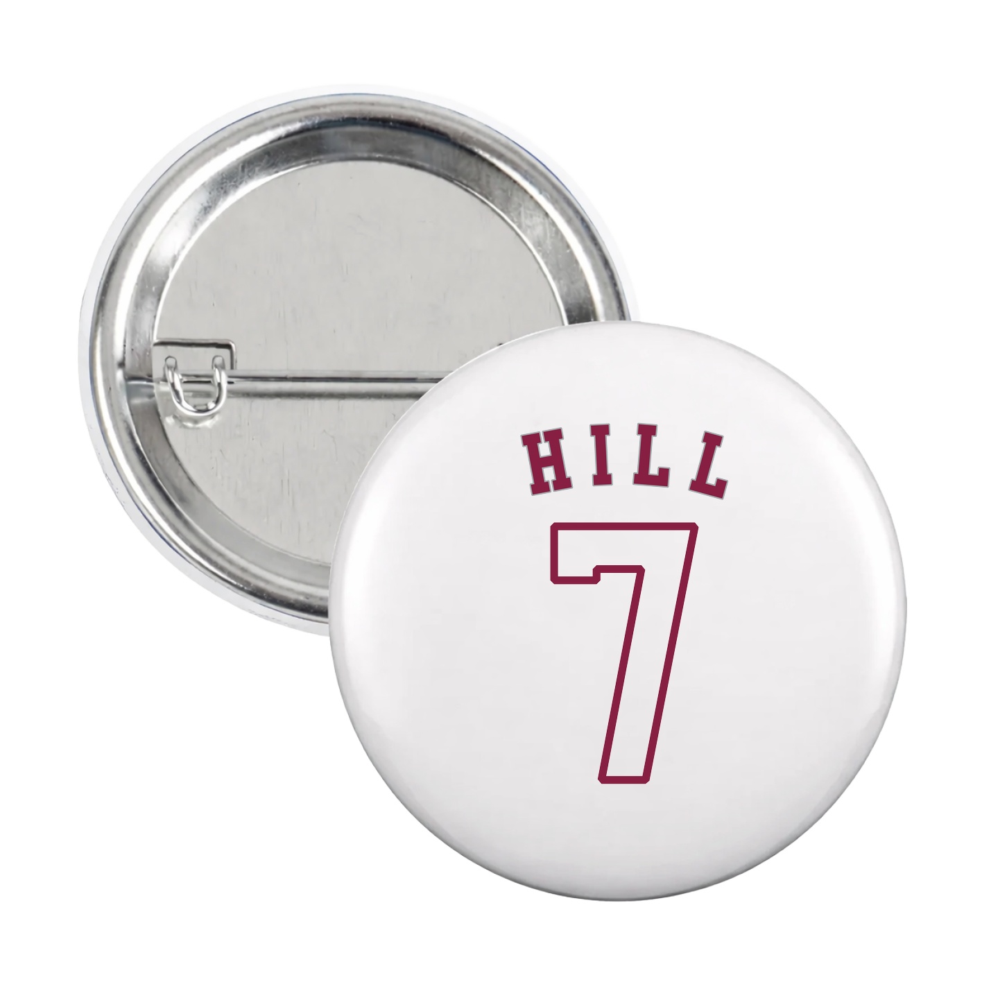Game Day Button — Shirsey Arch in White