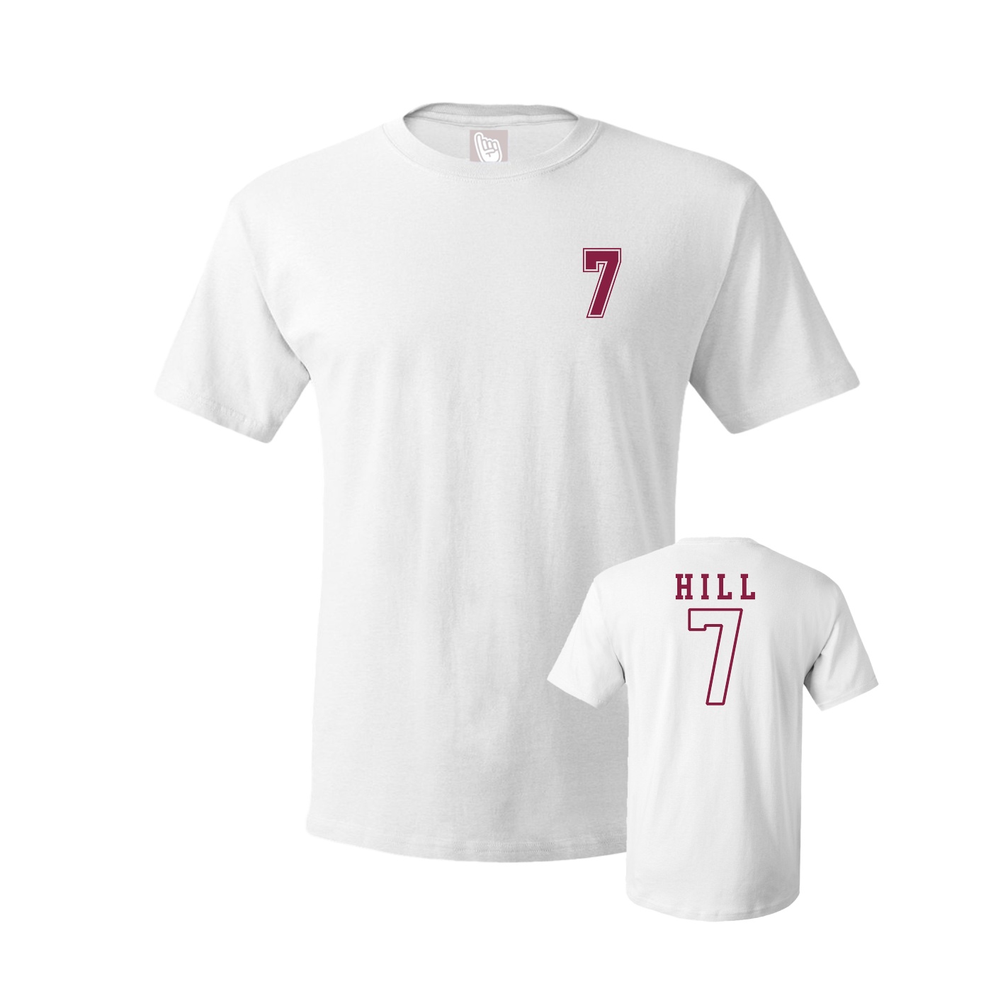 Youth Tee — Chest Back in White