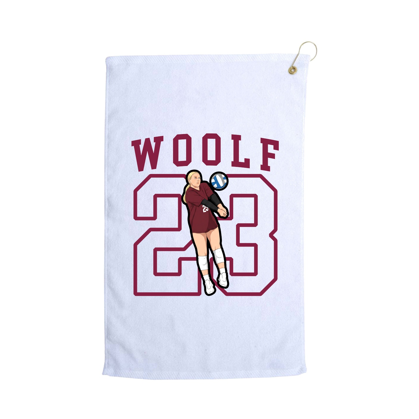 Golf Towel — Shirsey in White