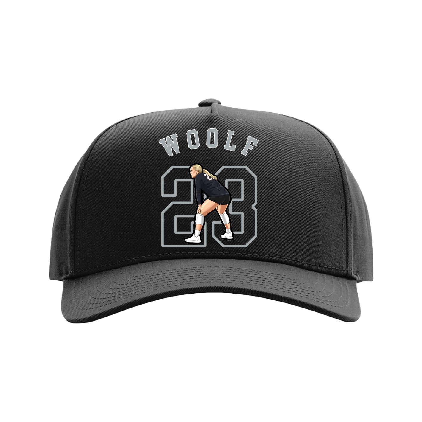 Full Fabric Five-Panel Champ Cap