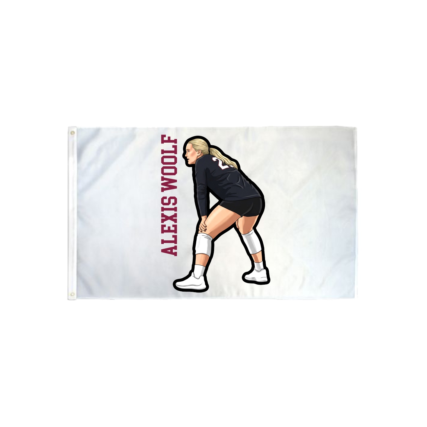 3x5 Flag — Name Vertical in Classic