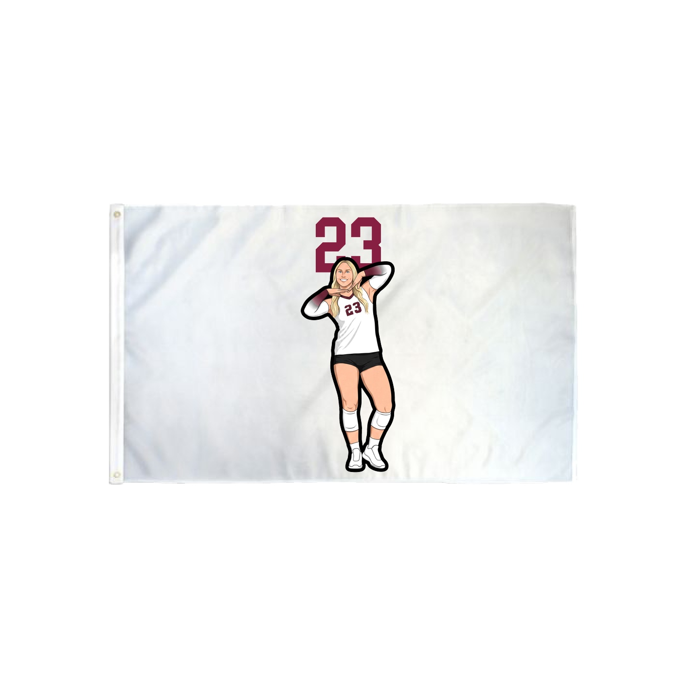 3x5 Flag — Number Top in Classic
