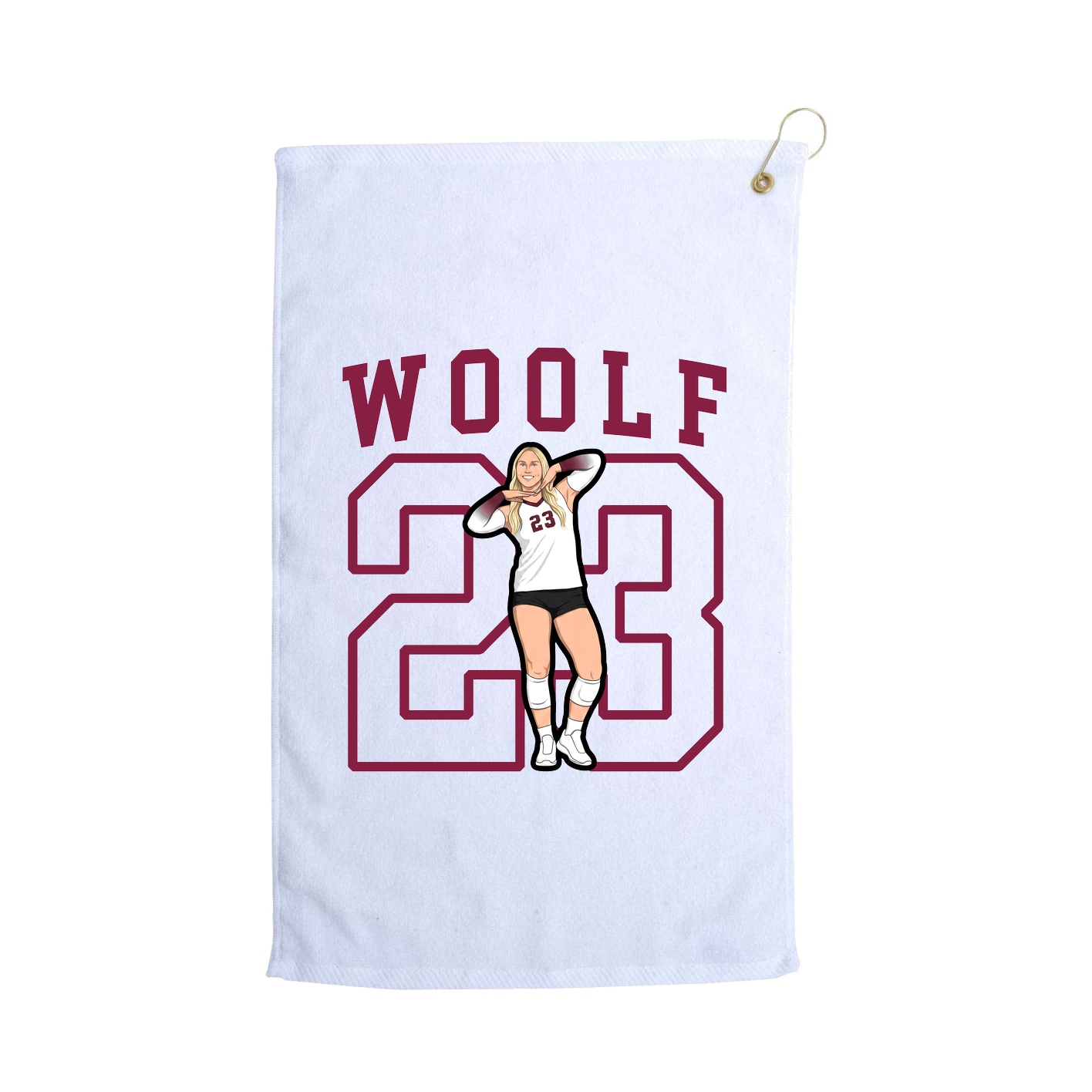 Golf Towel — Shirsey in White