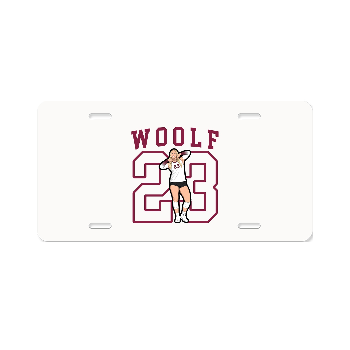 License Plate — Shirsey in Classic