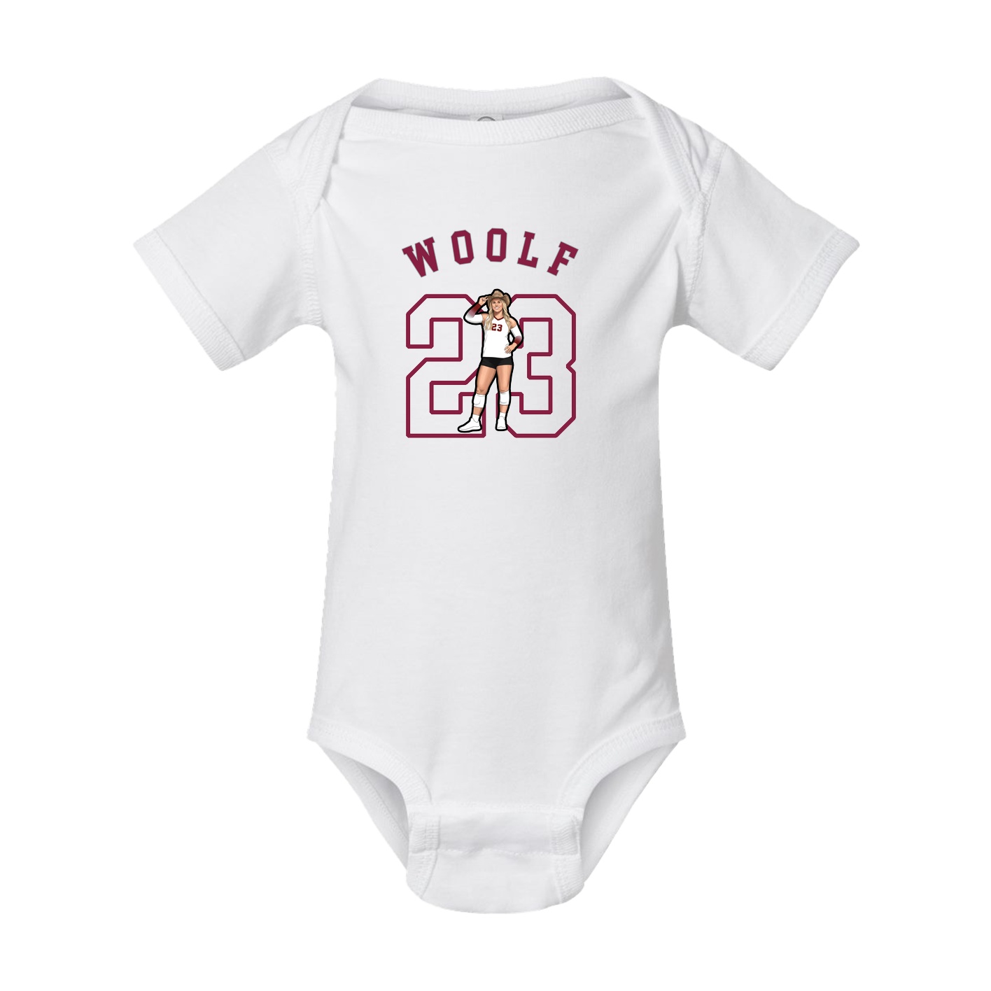 Baby Onesie — Shirsey Arch in White