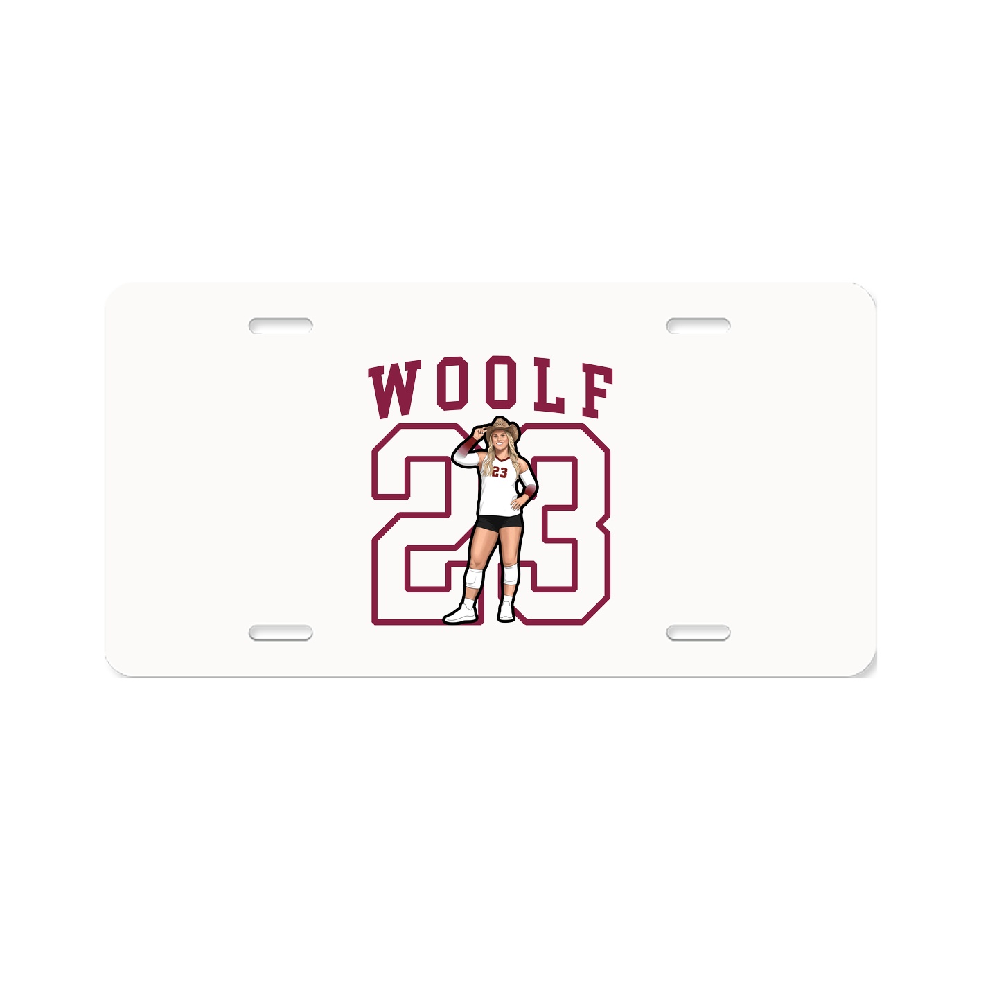 Aluminum License Plate