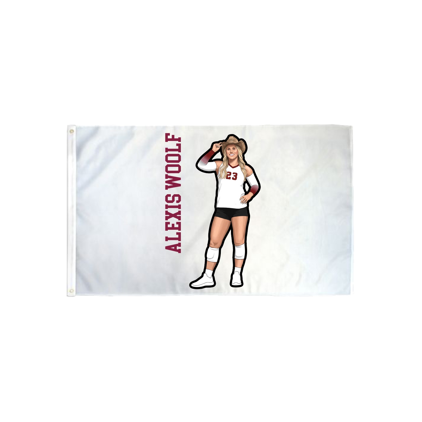 3x5 Flag — Name Vertical in Classic