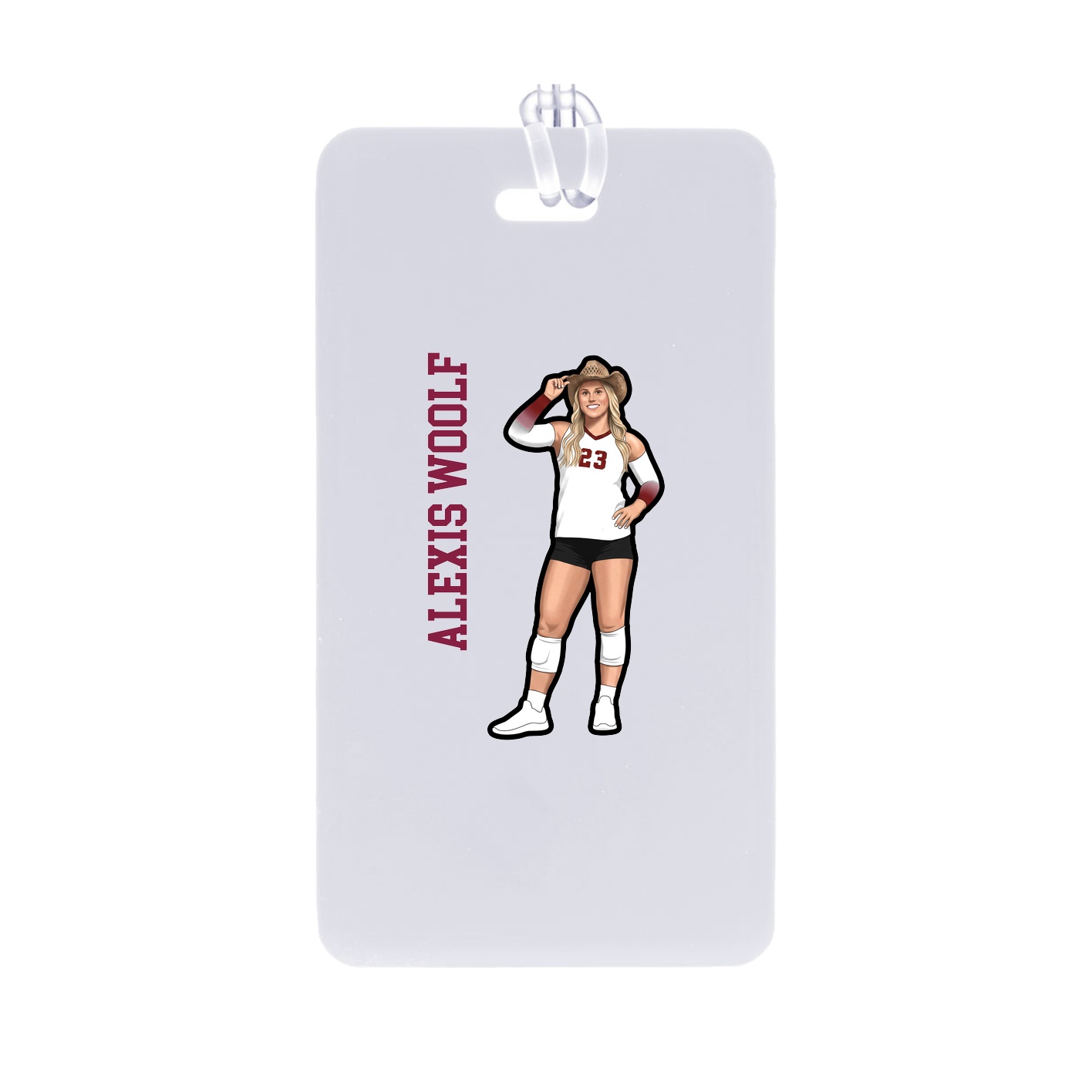 Bag Tag — Name Vertical in Classic