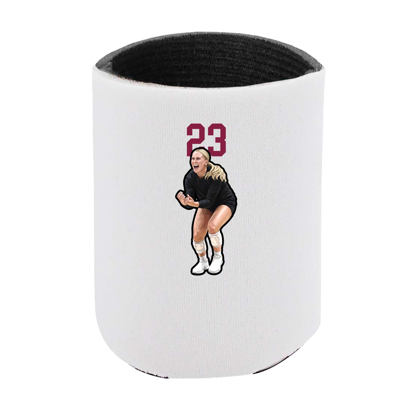 Can Holder — Number Top in White