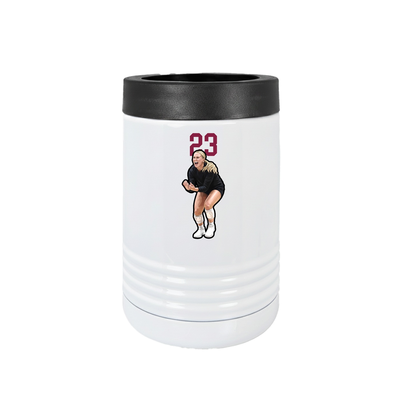 Beverage Holder — Number Top in White
