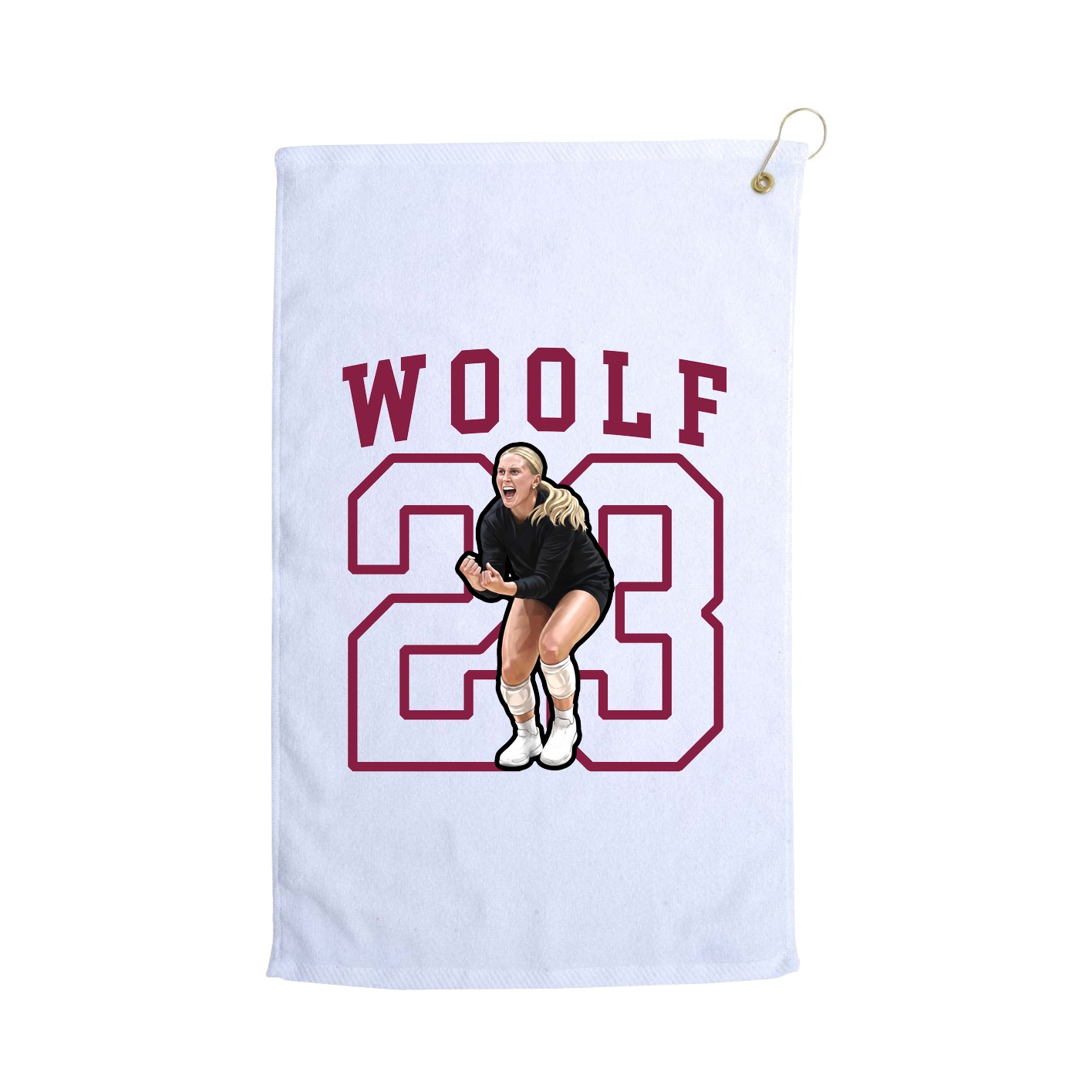 Golf Towel — Shirsey in White