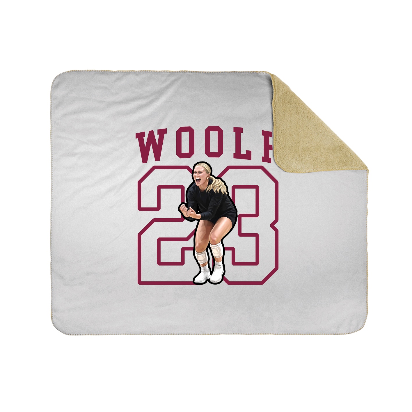 Throw Blanket — Shirsey in White