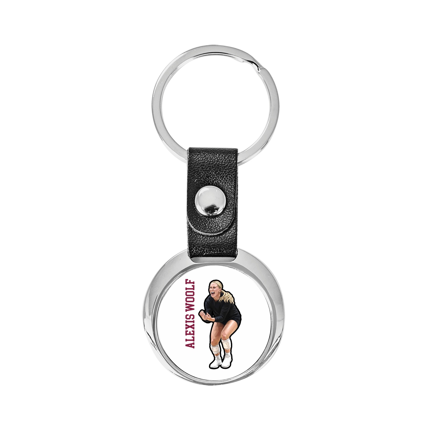 Key Chain — Name Vertical in Classic