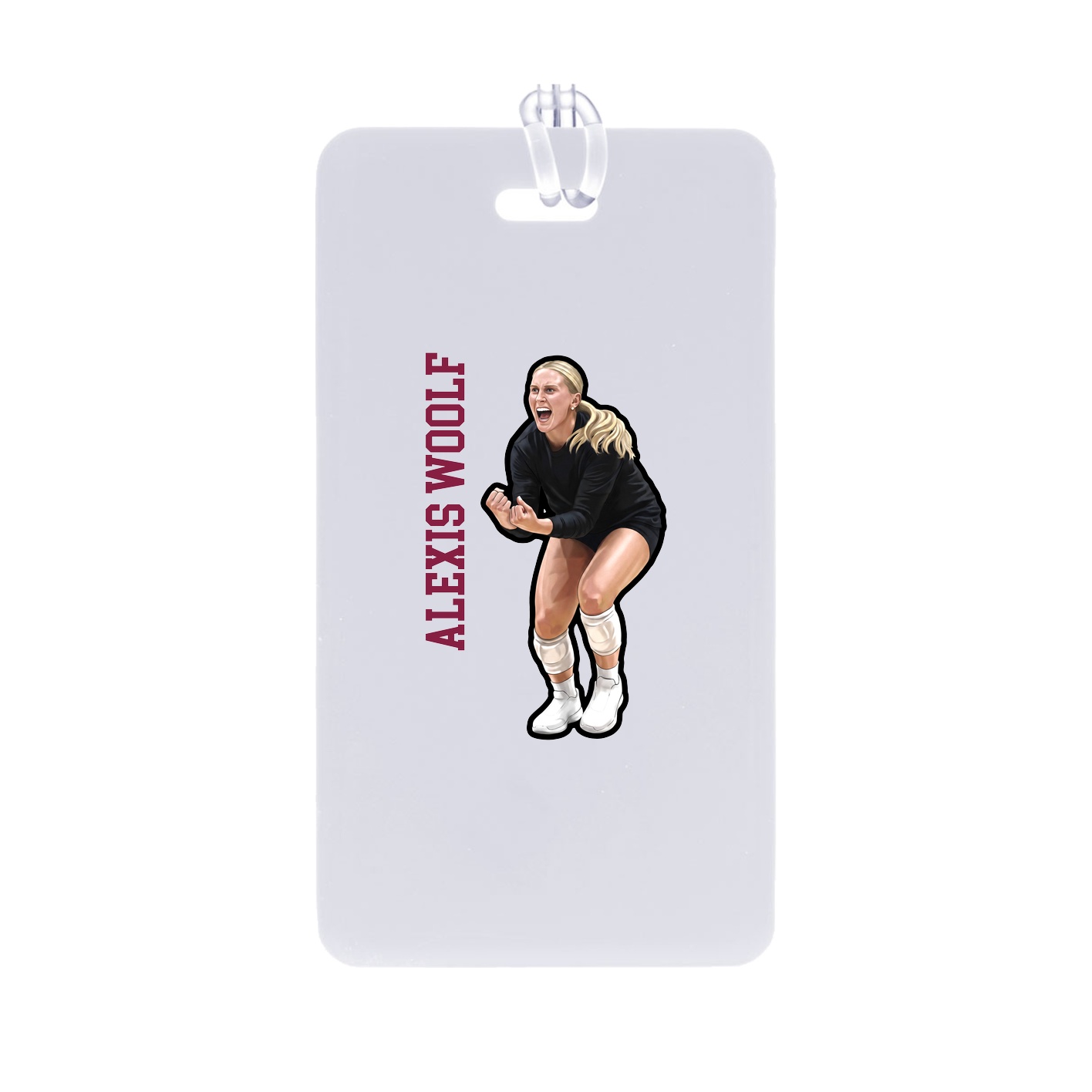 Bag Tag — Name Vertical in Classic