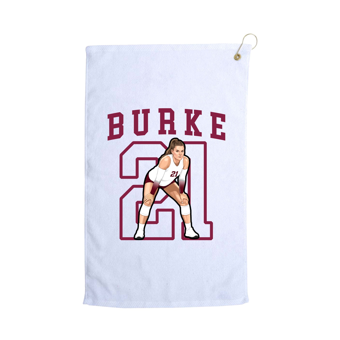 Golf Towel — Shirsey in White