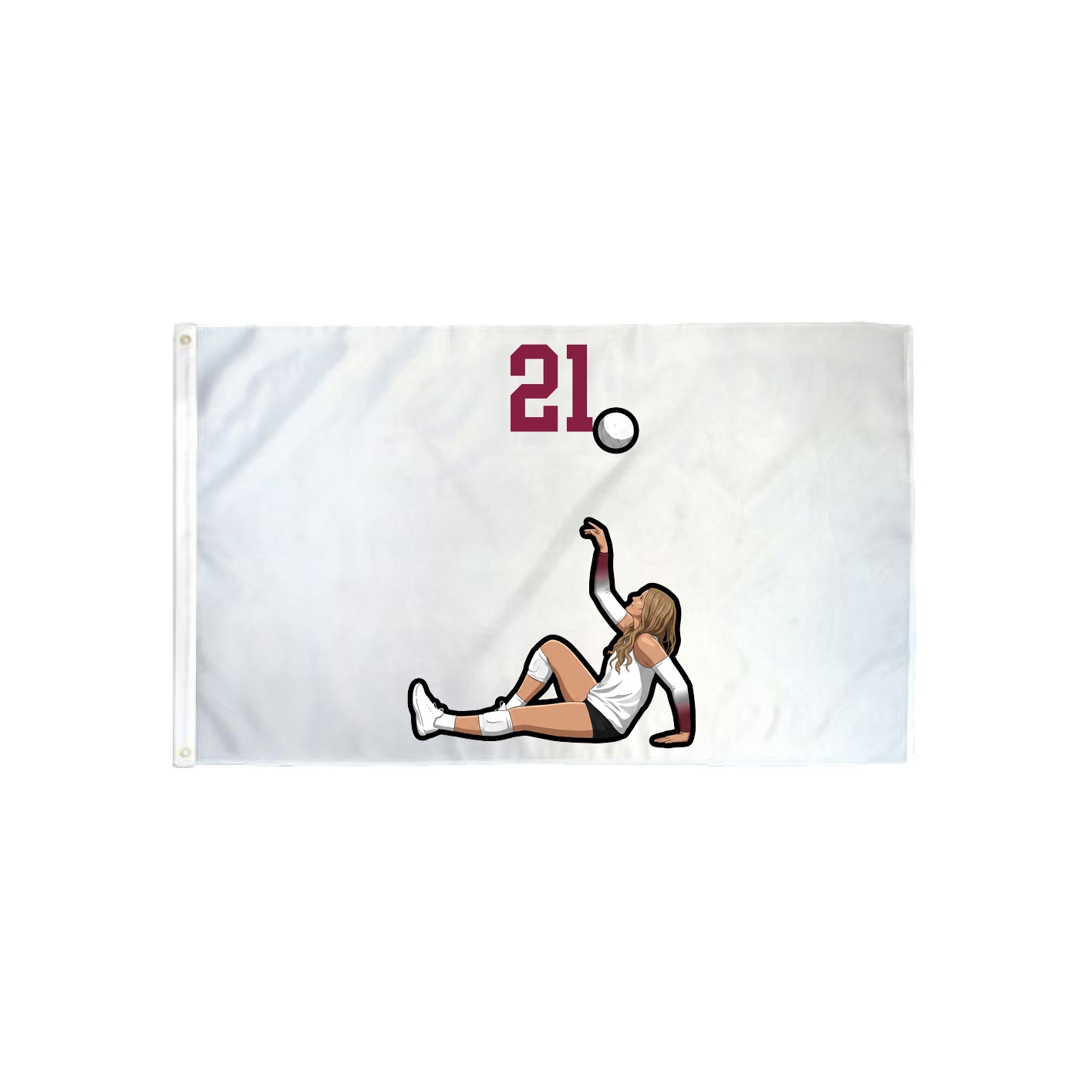 3x5 Flag — Number Top in Classic