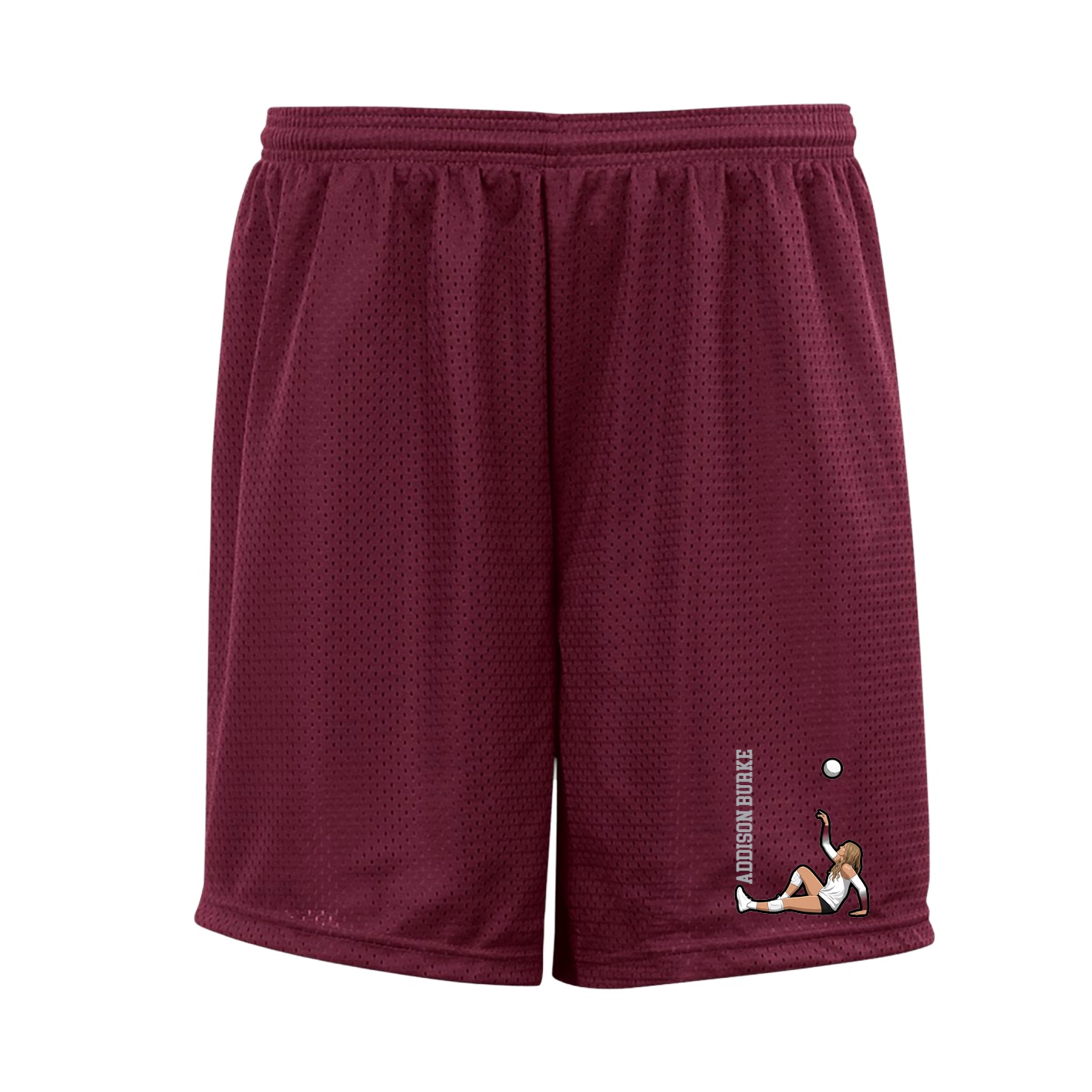 Shorts — Name Vertical in Cardinal
