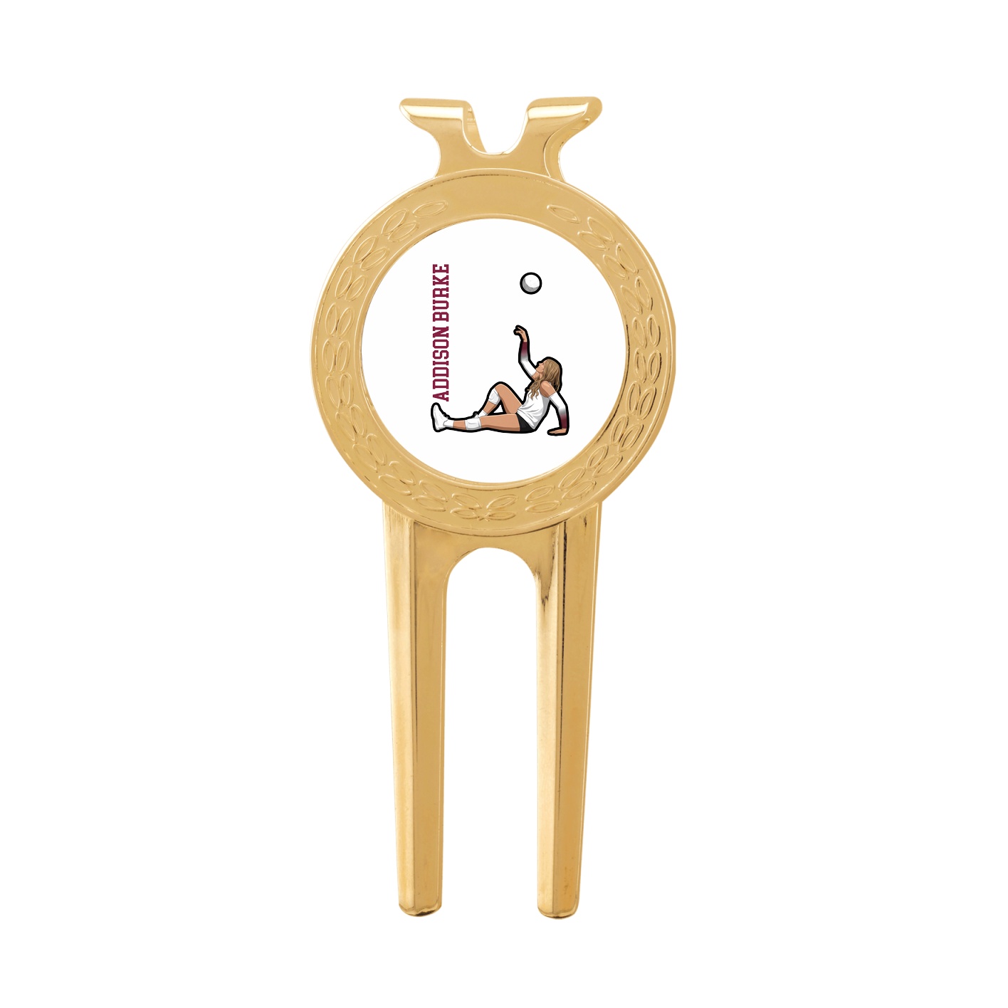 Divot Tool with Ball Marker — Name Vertical in Classic