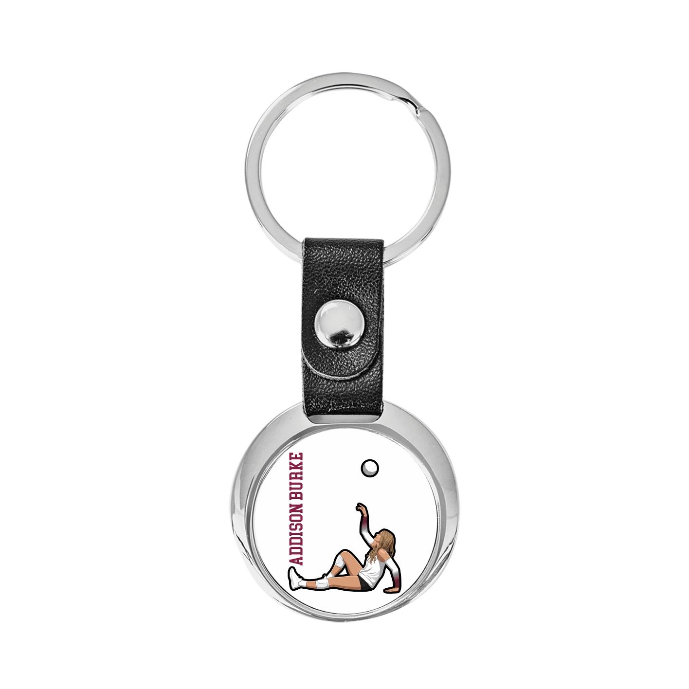Key Chain — Name Vertical in Classic