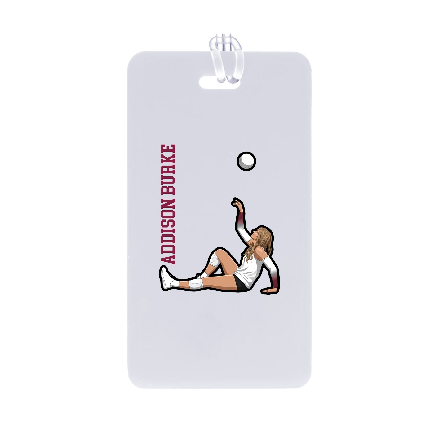 Bag Tag — Name Vertical in Classic