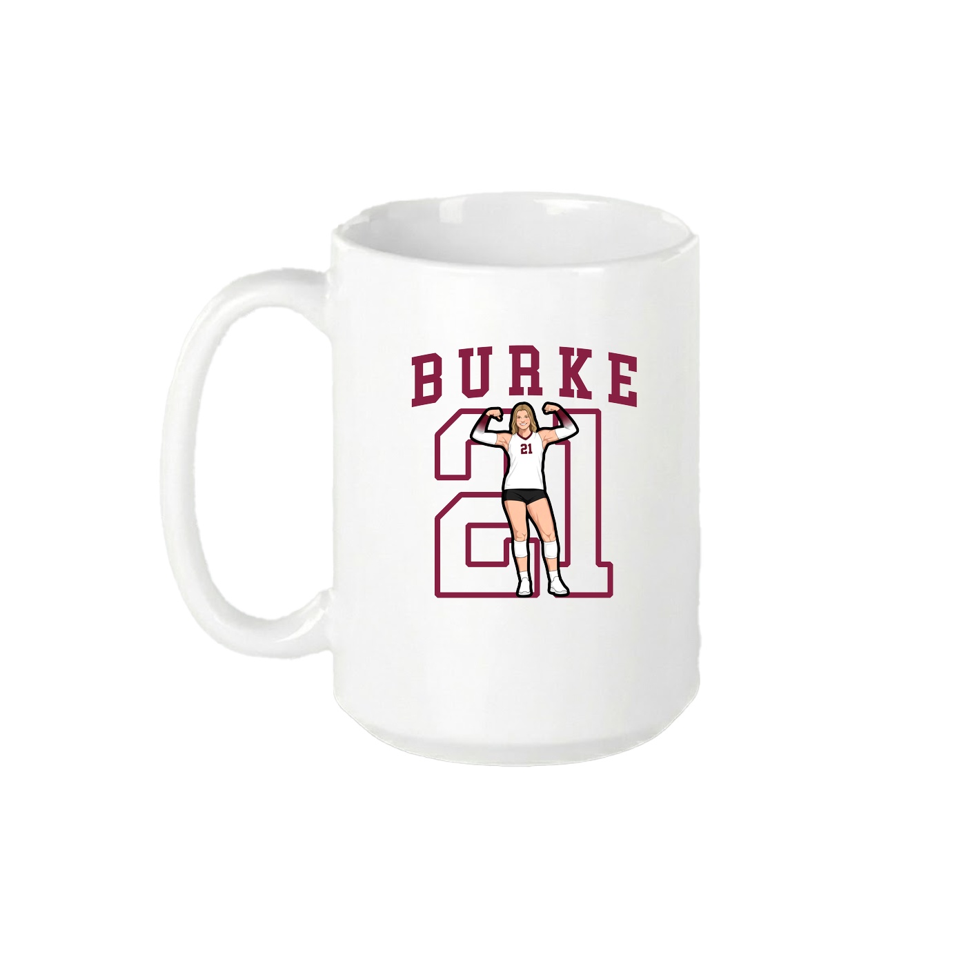 15oz Coffee Mug — Shirsey in White