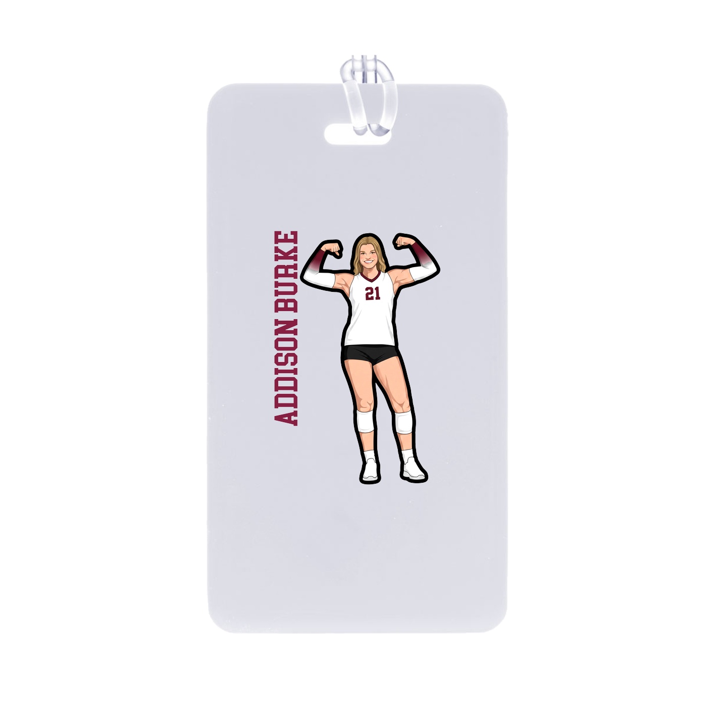 Bag Tag — Name Vertical in Classic