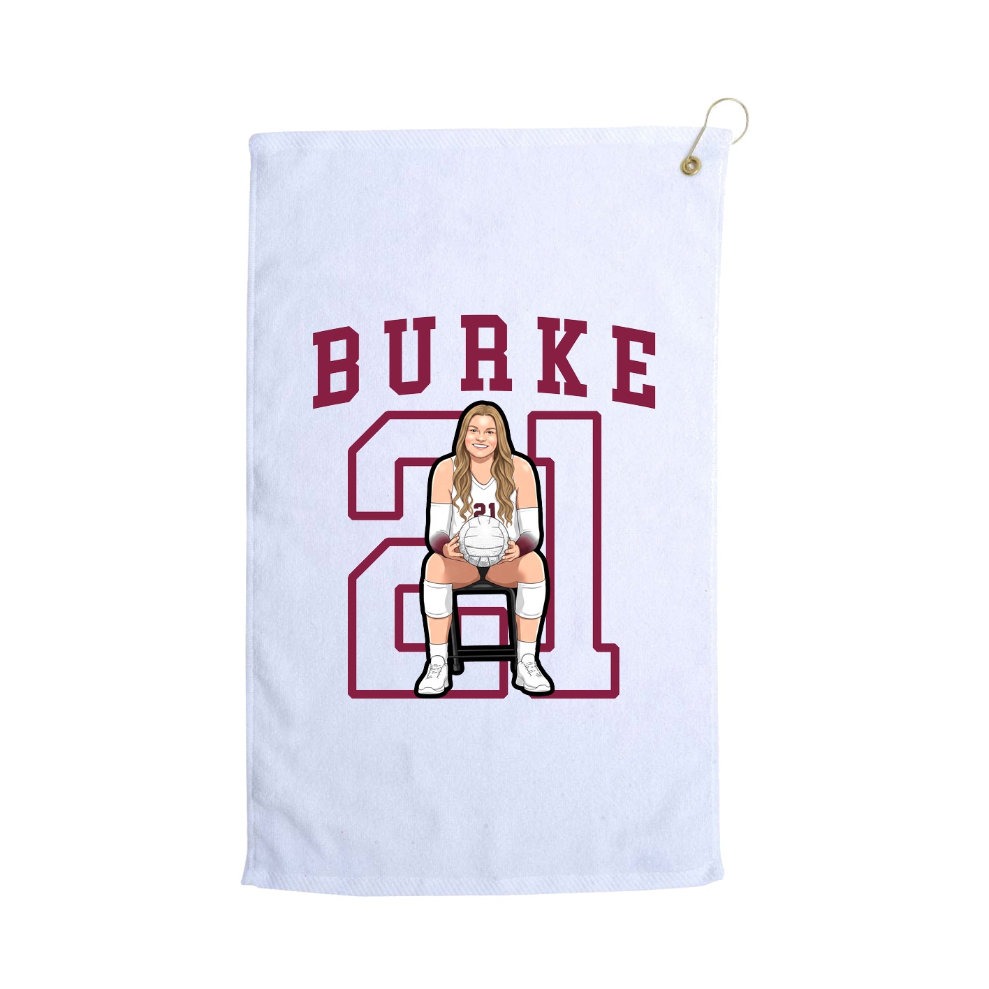 Golf Towel — Shirsey in White