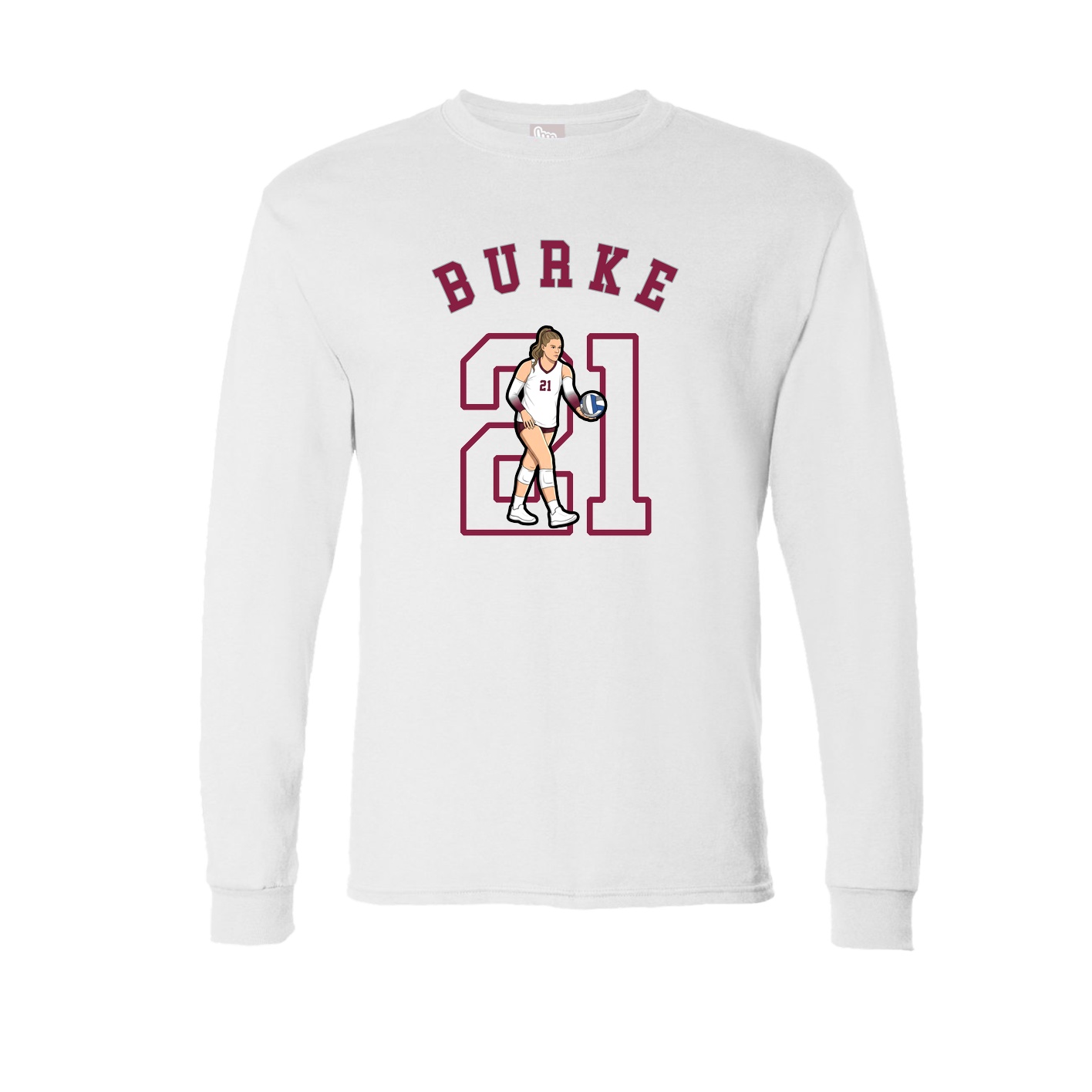 Long Sleeve Tee — Shirsey Arch in White