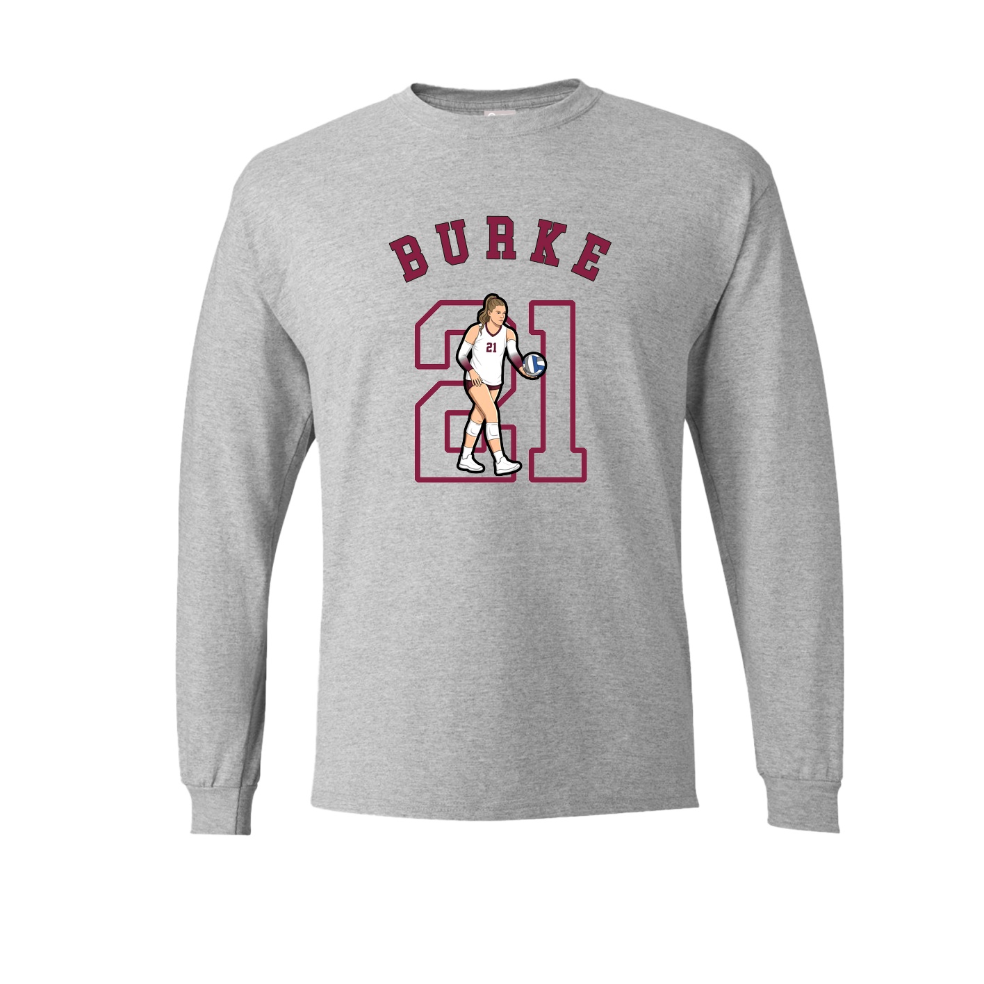 Long Sleeve Tee — Shirsey Arch in Grey