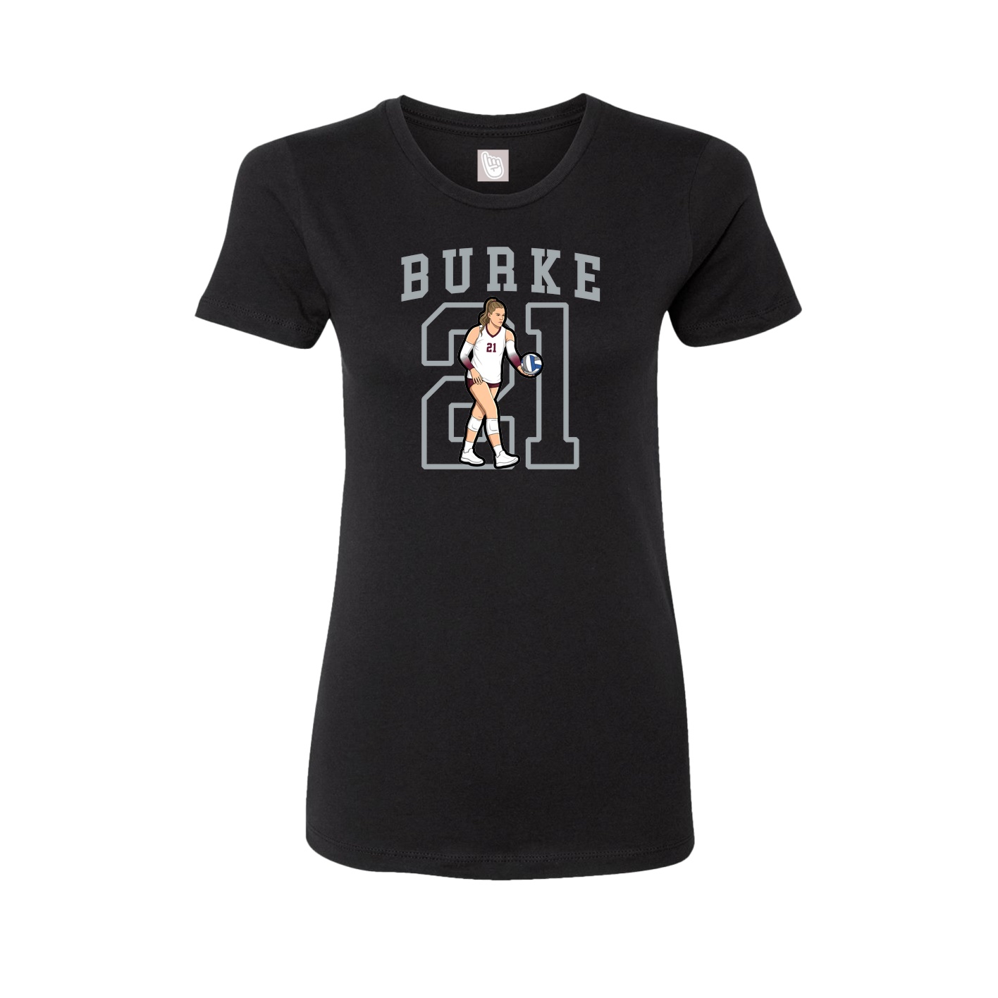 Fitted Women's Tee — Shirsey in Black