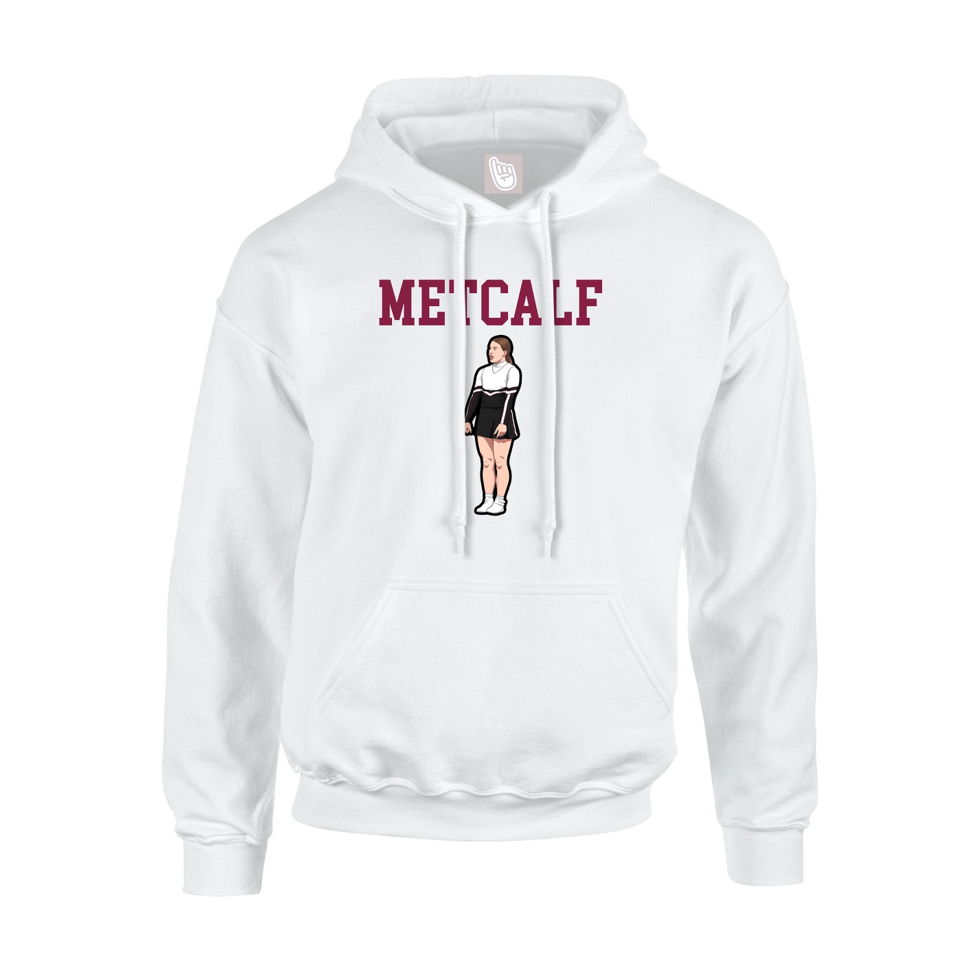 Hoodie — Shirsey in White